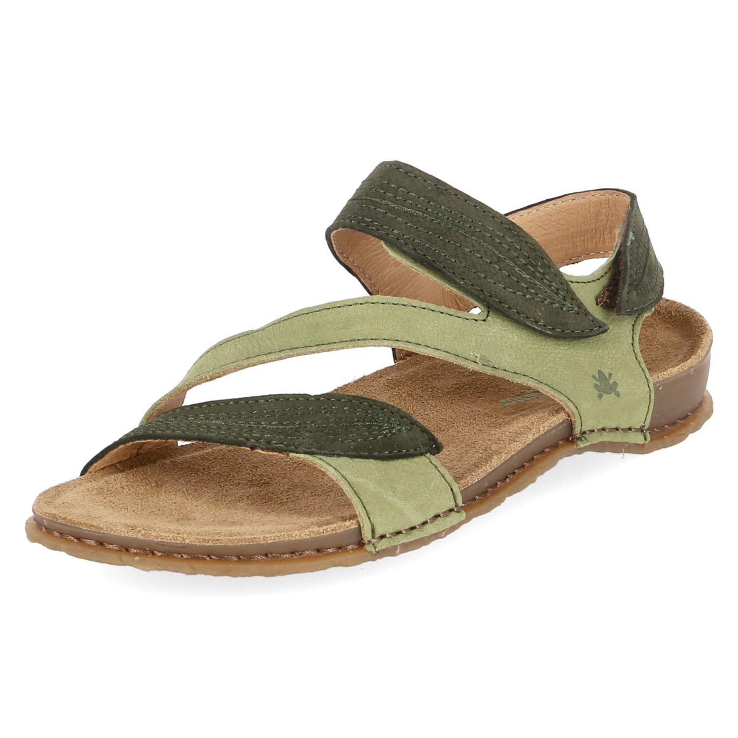 El Naturalista El Naturalista N5810S Liken-Kaki Damen Rauleder green Keilsandalette