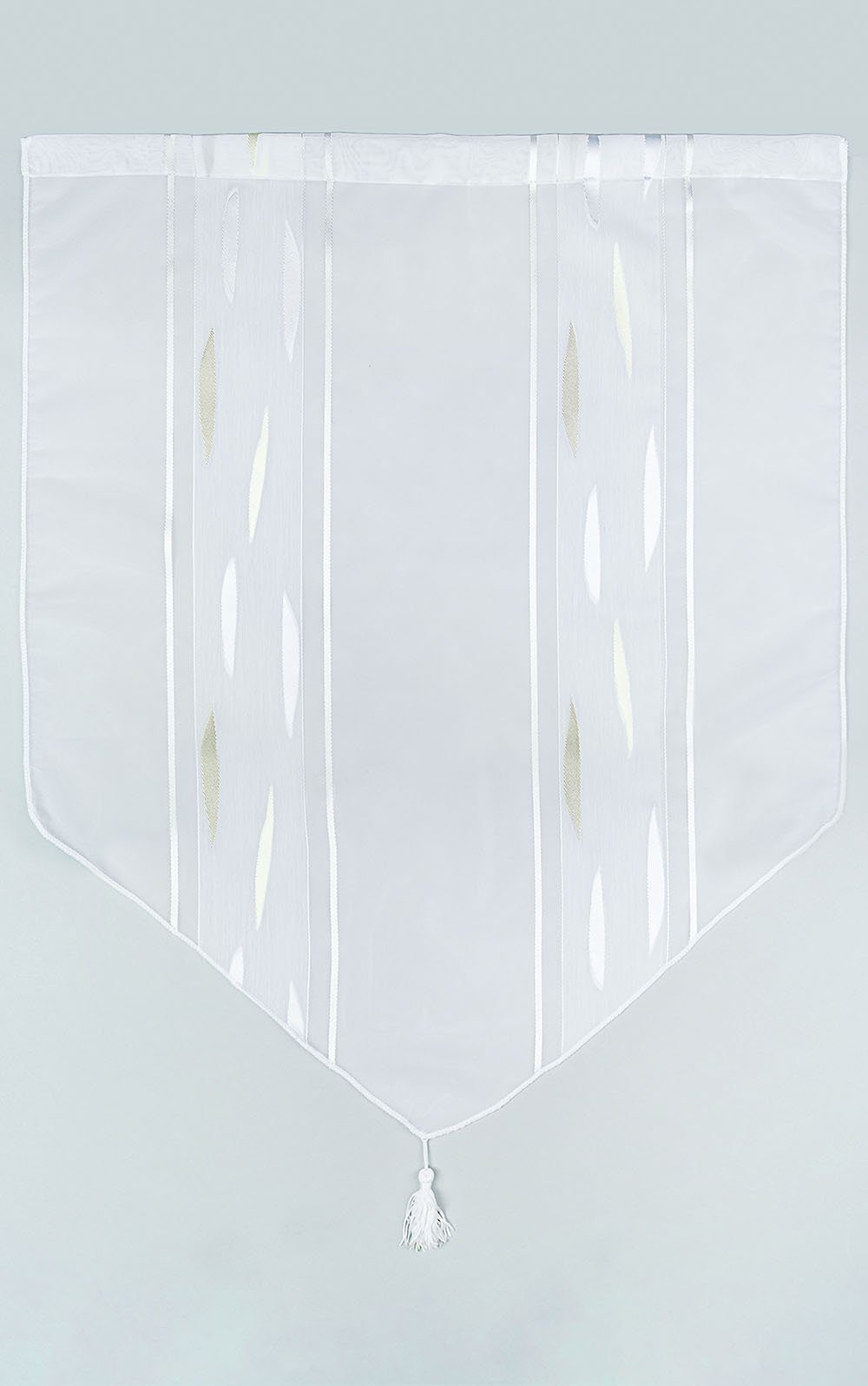 LYSEL®, Scheibengardine St), 80x60cm transparent, (1 Scheibenhänger HxB Herbstwind,