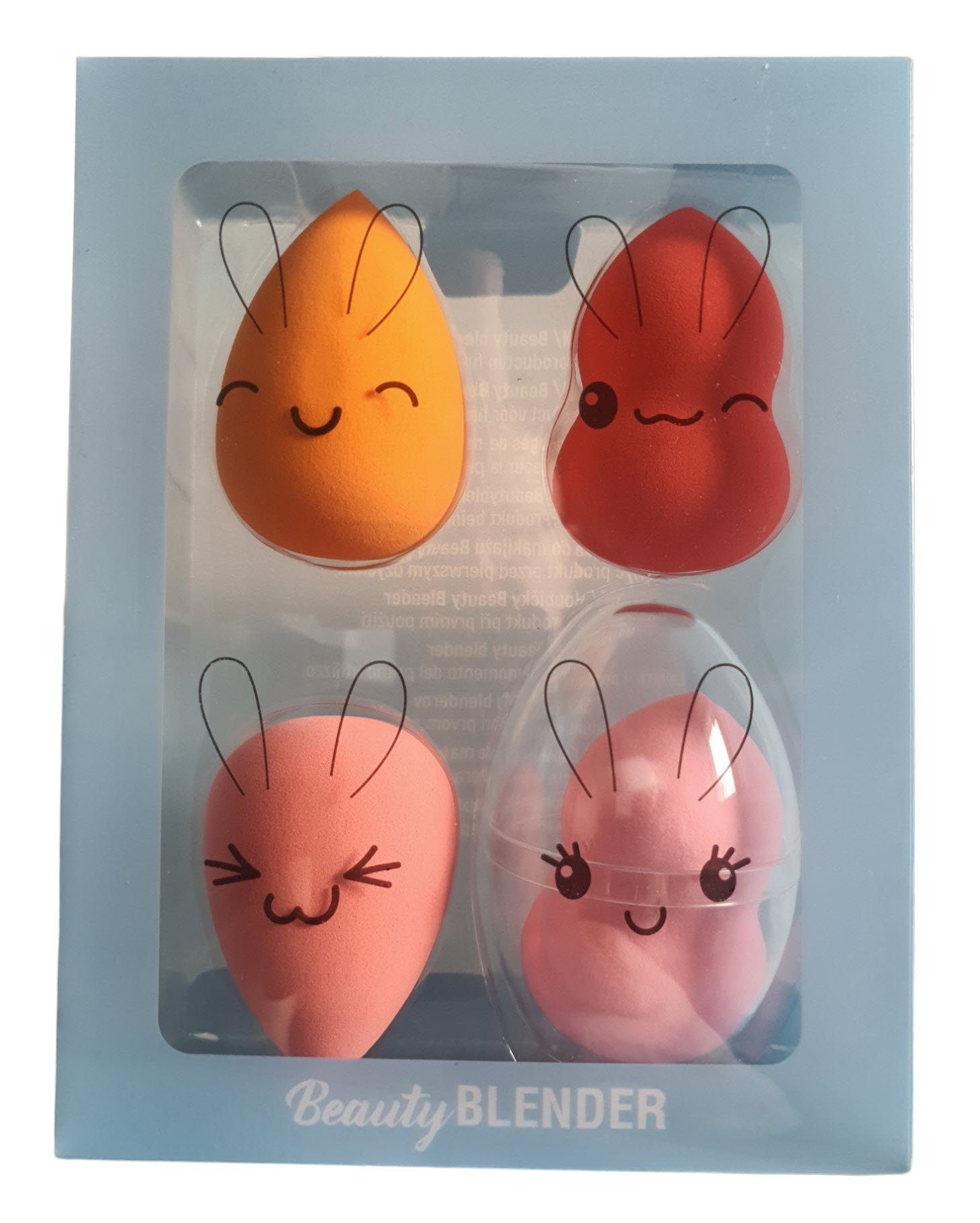 Spectrum Schwämmchen Make-Up-Blender Beauty Sponges Make-up-Schwämme, Set, 4 tlg., Set