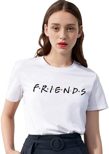 Youth Designz T-Shirt »Friends Logo« mit Frontprint, trendiger Spruch, in tollem Design