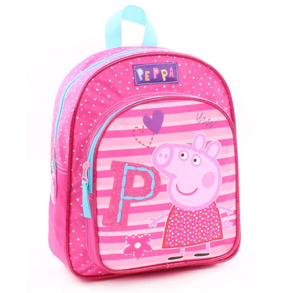 Peppa Pig Kinderrucksack Kindergarten Rucksack Peppa Wutz Peppa Pig 24x30x11 cm Tasche