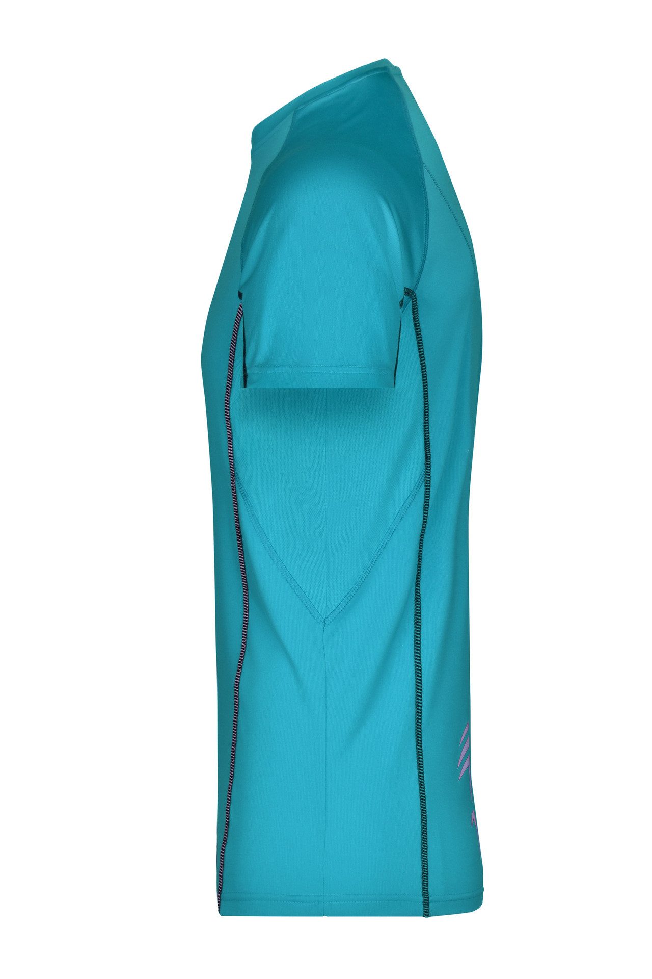 James & Nicholson Laufshirt Doppelpack Herren Sportshirt modische reflektierende Details JN421 (Doppelpack, 2 Stück) Feuchtigkeitsregulierend, atmungsaktiv und schnell trocknend