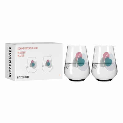 Ritzenhoff Becher »Sommerwendtraum Wasser 2er-Set 001«, Kristallglas, Made in Germany
