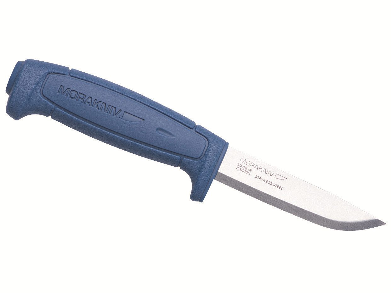 Morakniv Universalmesser Morakniv Gürtelmesser, BAISC 546, rostfreier Stahl, blauer Griff