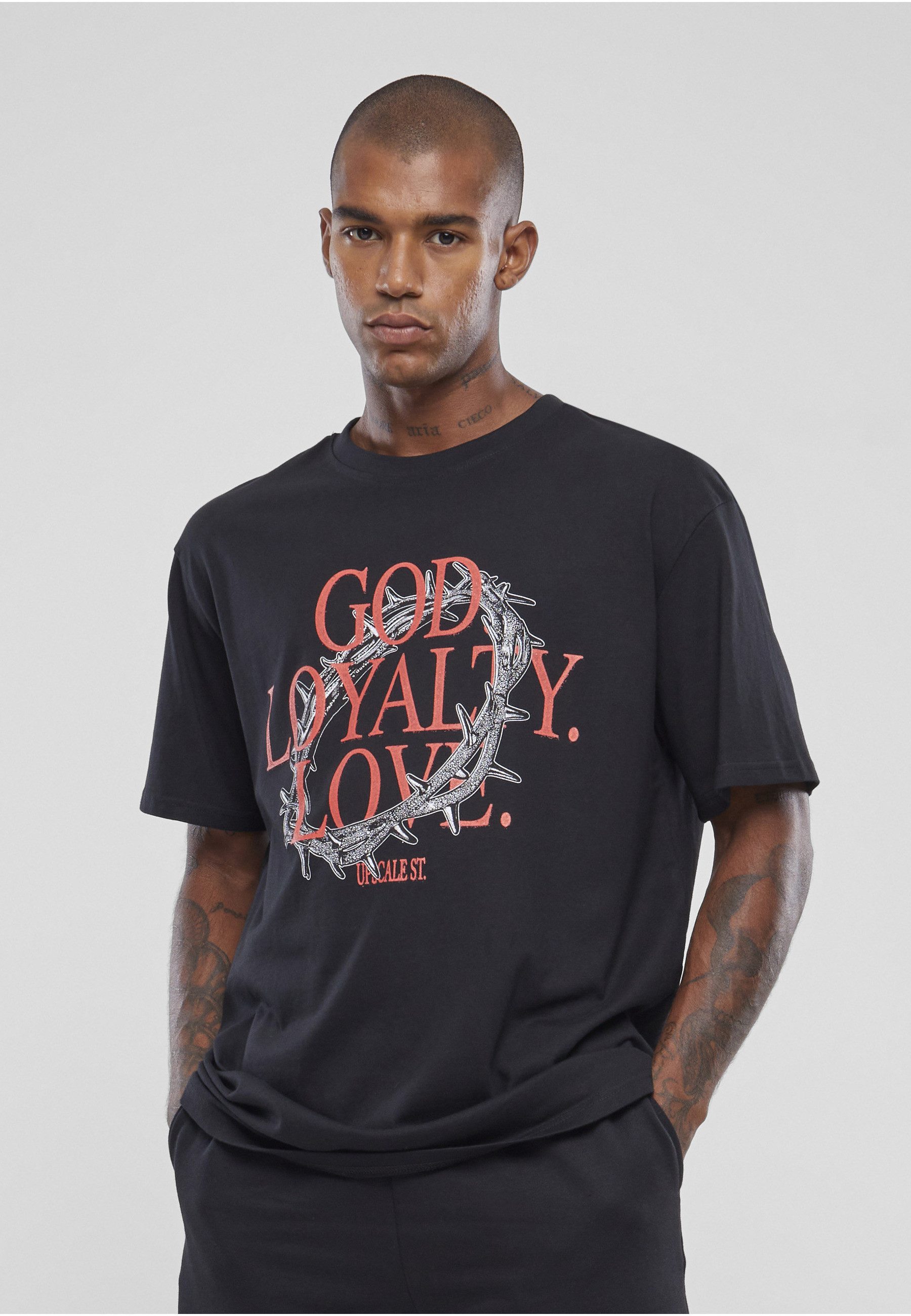 Upscale by Mister Tee T-Shirt Upscale by Mister Tee Unisex God Loyalty Love Oversize Tee (1-tlg)