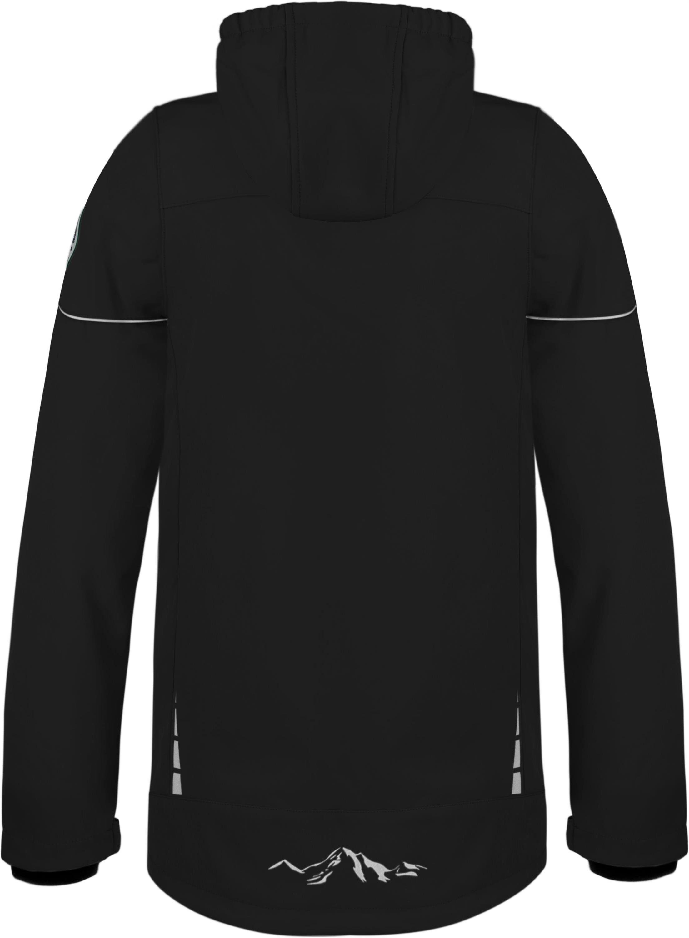 normani Regenjacke Kinder Softshelljacke Galway Wasserdichte Winterjacke Regenjacke mit Fleecefutter Kinderjacke – Bild 3 von 4