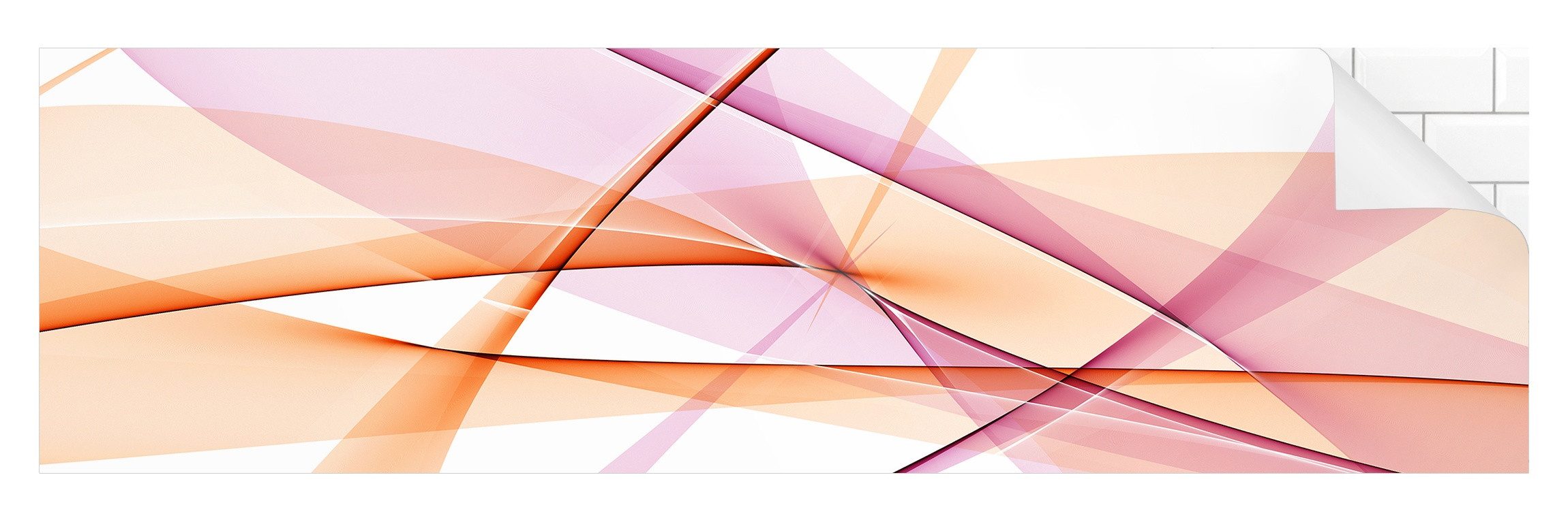 Bilderdepot24 Küchenrückwand selbstklebend violett mit Motiv Abstrakt, (1-tlg., Nischenrückwand - für Fliesenspiegel ohne Bohren - matt), Nischenrückwand fugenlos Wandpaneel Küche Herd