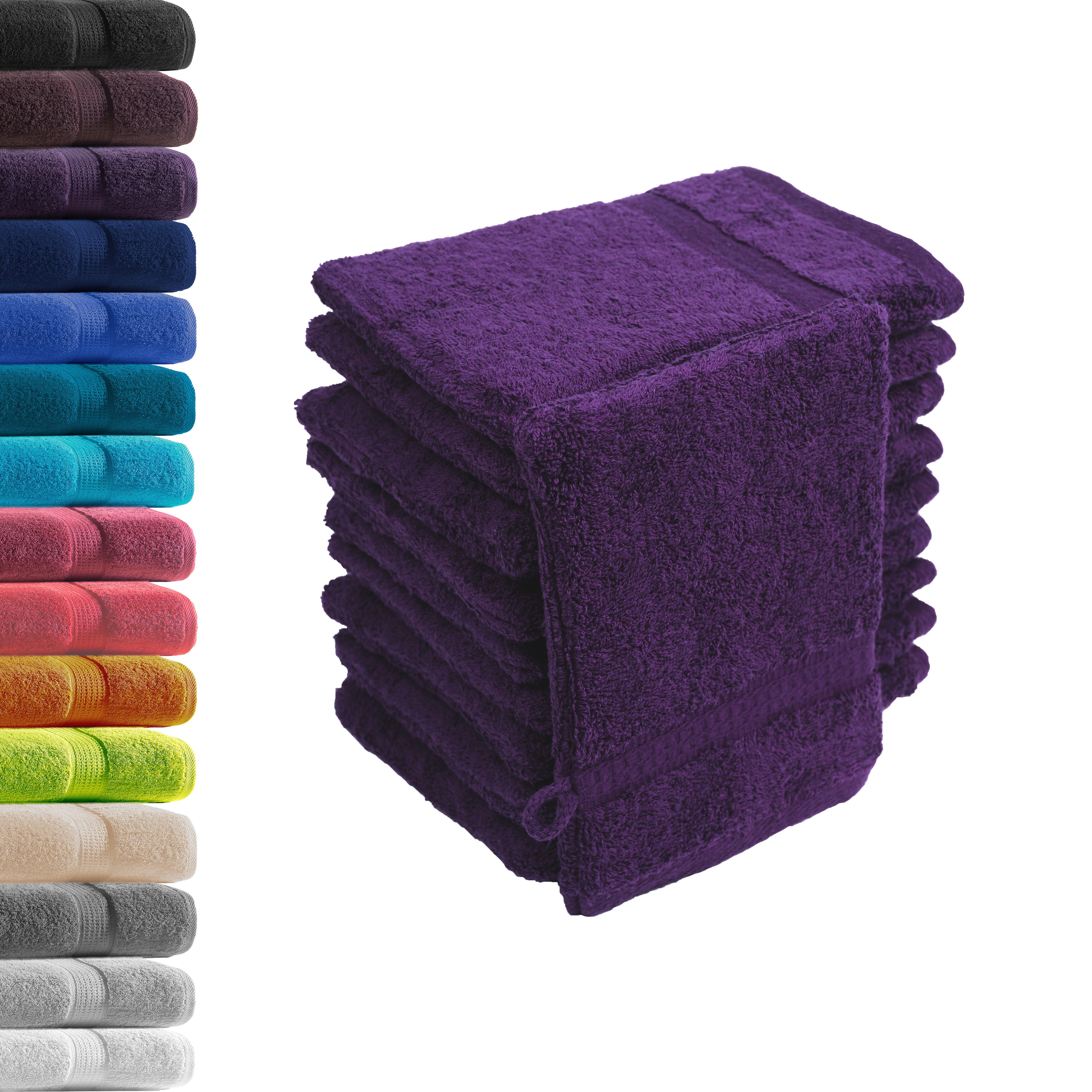 Hometex Premium Textiles Waschhandschuh in Premium Qualität 500 g/m², Feins günstig online kaufen