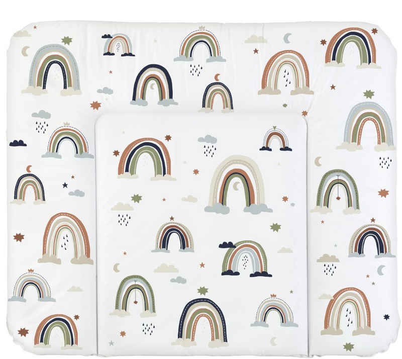 Rotho Babydesign Wickelauflage Boho Rainbow, breit; Made in Europe
