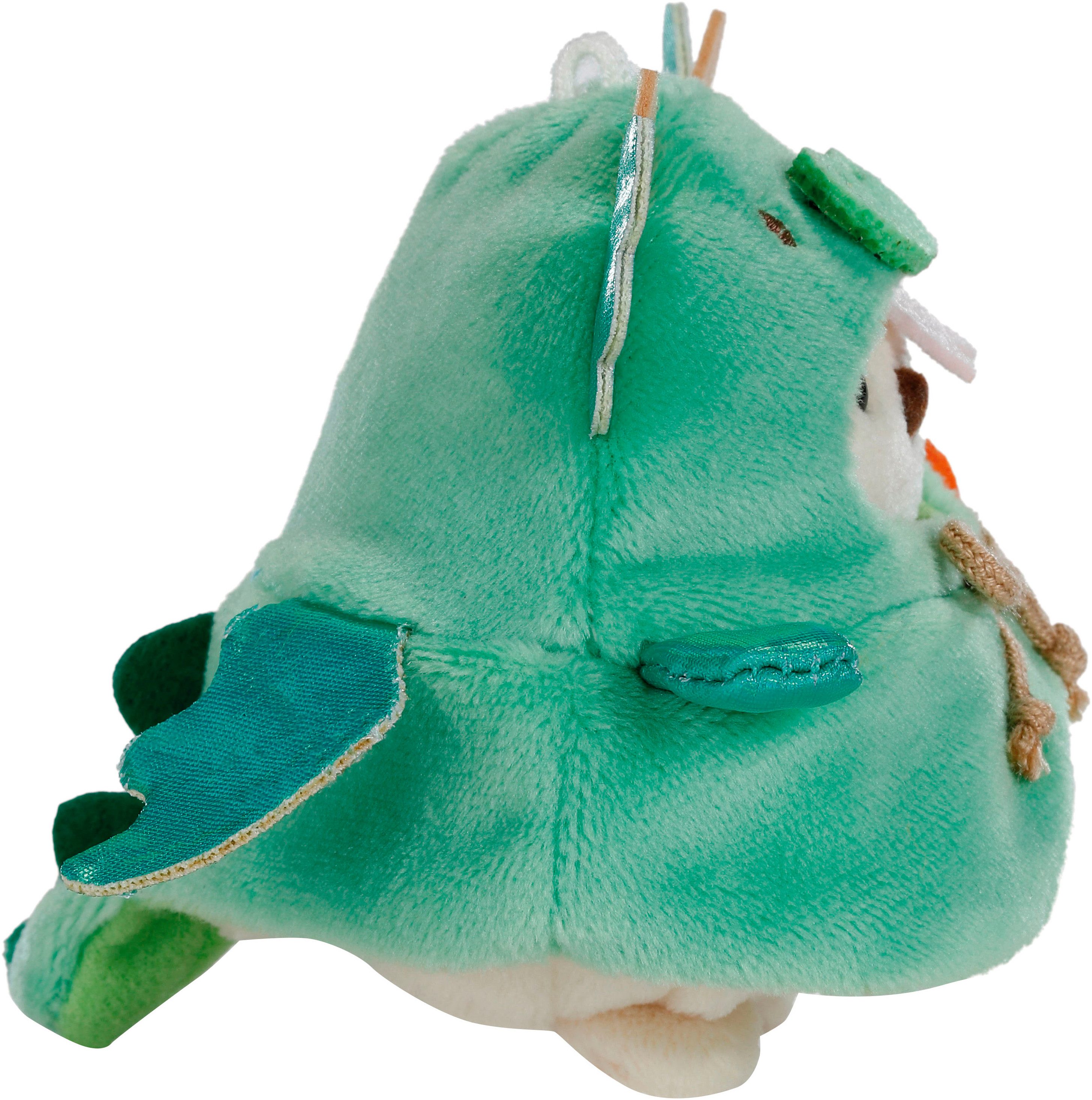 Nici Kuscheltier mymochi, Eisbär Snono 8 cm mit Flamme und Drachenkostüm (Set), in Geschenkbox