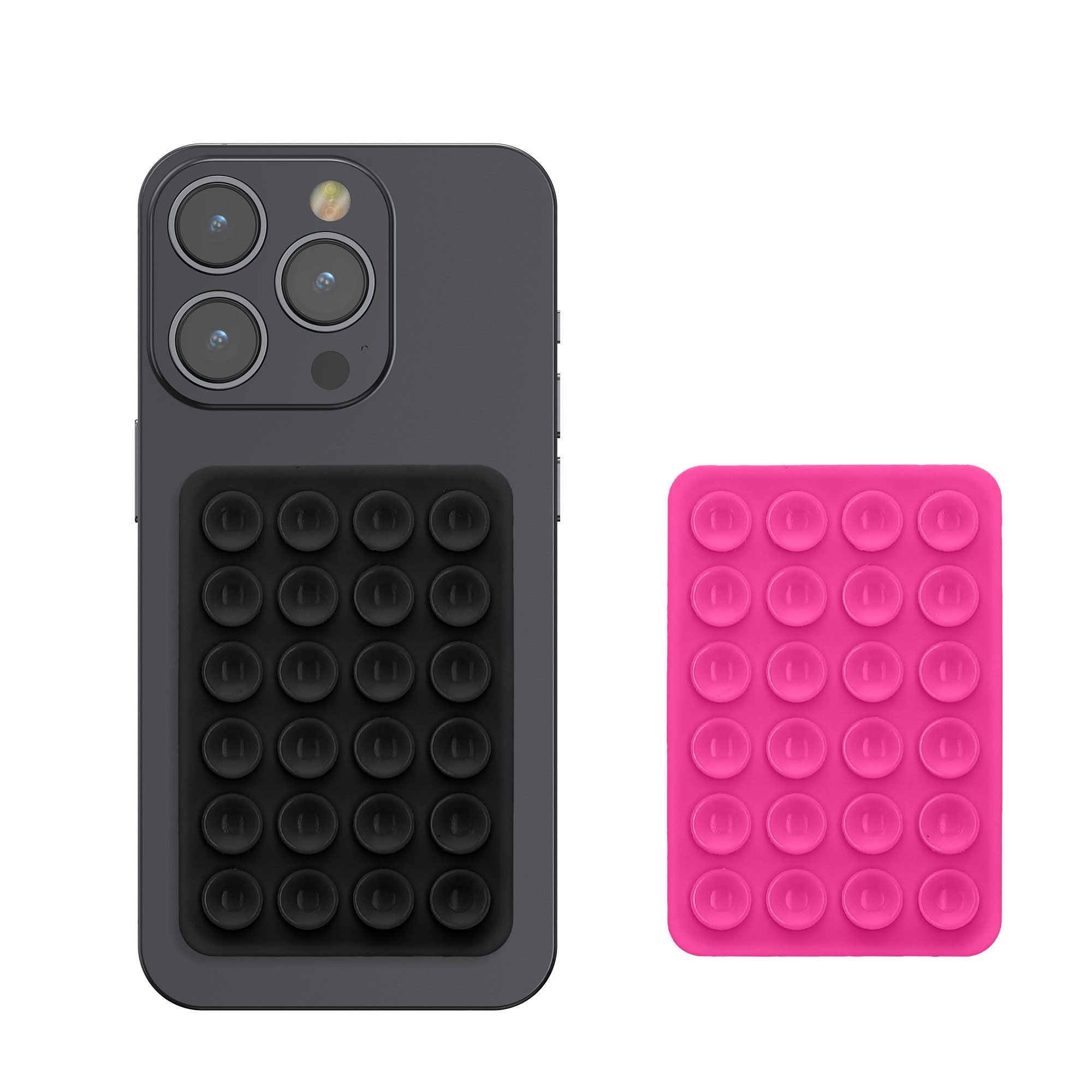 Popsockets 2x Silikon Saugnapf Handyhalterung - Handy Halter selbstklebend