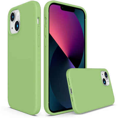 CoolGadget Handyhülle Silikon Colour Series Slim Case für Apple iPhone 13 6,1 Zoll, Hülle weich Handy Cover für iPhone 13 Schutzhülle