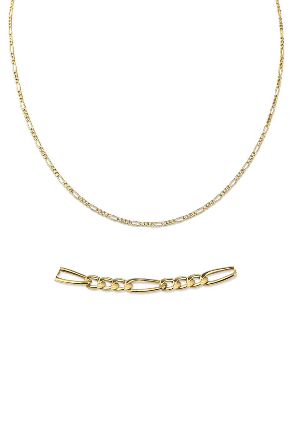 Firetti Collierkettchen Schmuck Geschenk Gold 333 oder 585 Figarokettengl. in mehreren Breiten, Made in Germany