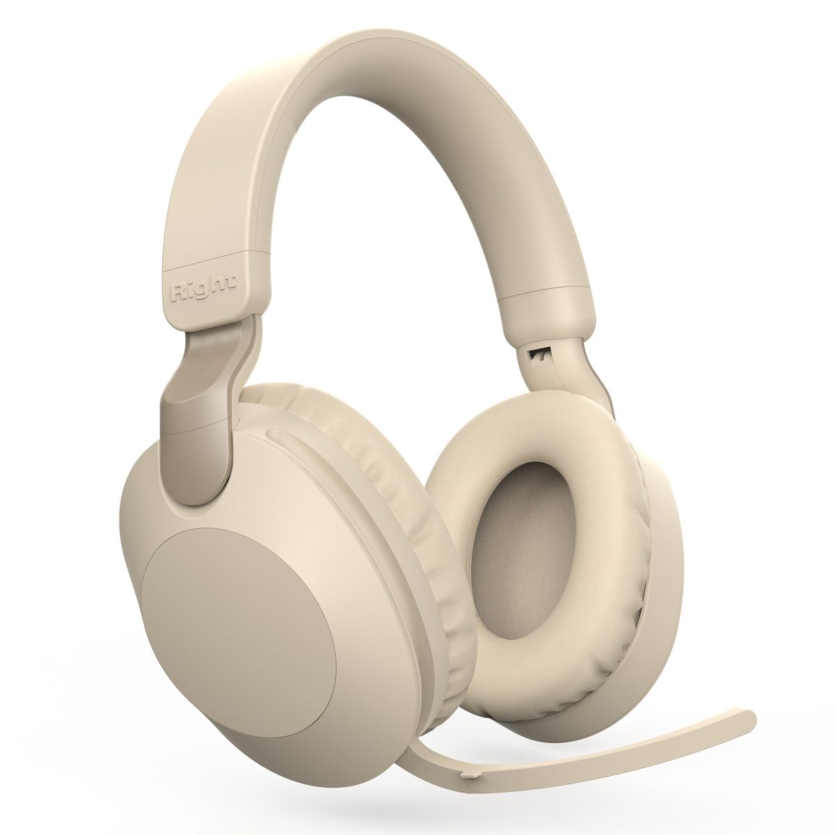 Bluetooth-Gaming-Headset befestigtes Akkulaufzeit carefully Am mit Beigegold selected Over-Ear-Kopfhörer langer Kopf