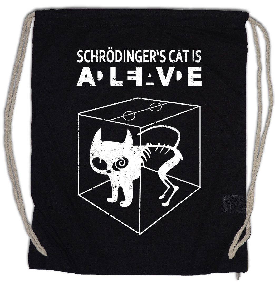 Turnbeutel Schrödinger's Cat Is Alive Dead II Turnbeutel The Big Schroedinger TV