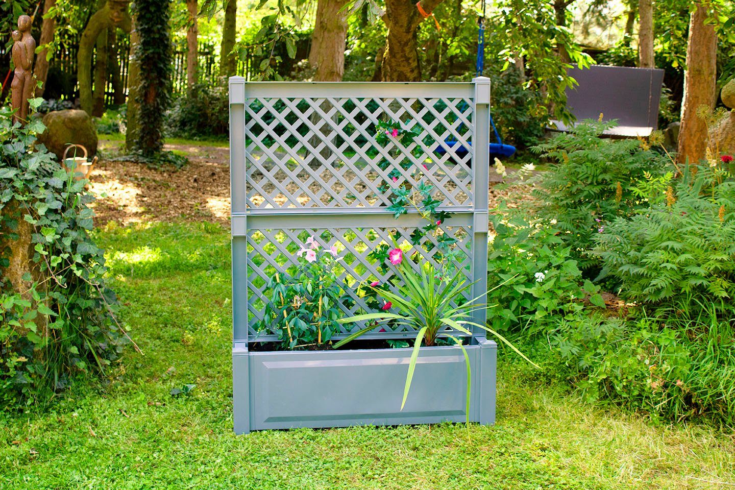 KHW Spalier, Pflanzkasten groß 100 cm mit Zentralspalier