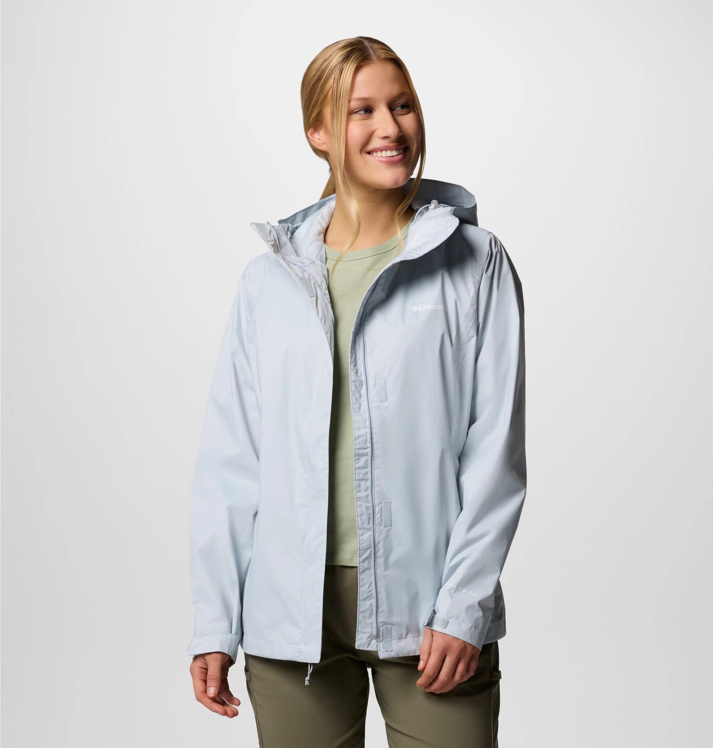 Columbia Regenjacke Arcadia II Jacket wasserdicht, winddicht, mit Reißverschluss, aus Nylon und Polyester