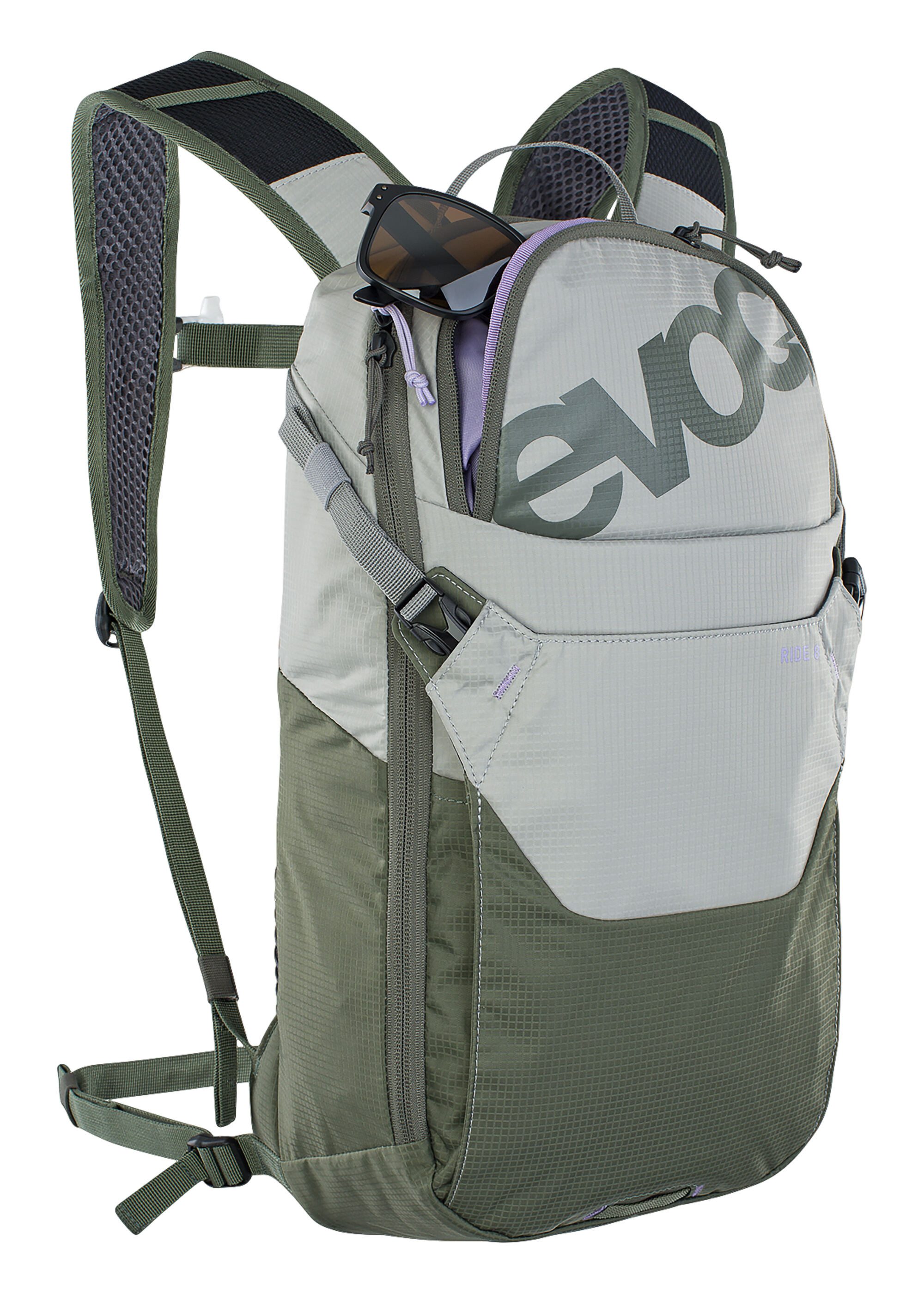 EVOC Cityrucksack RIDE 8 (Kein Set, 1-tlg), mit Helmhalterung