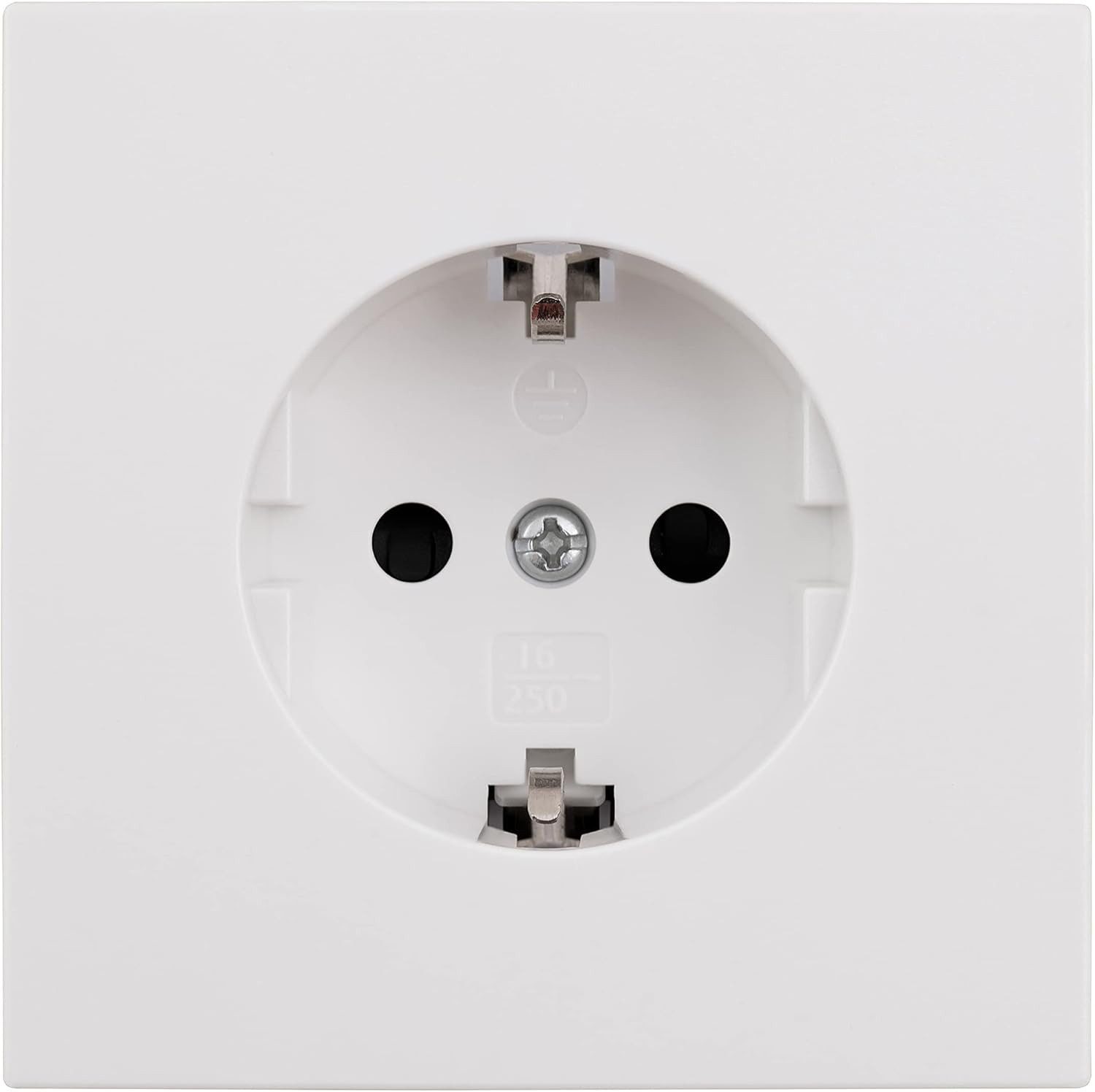 Steckdose Schutzkontakt-Steckdose McPower Shallow 250V~/16A, UP, Steckanschluss