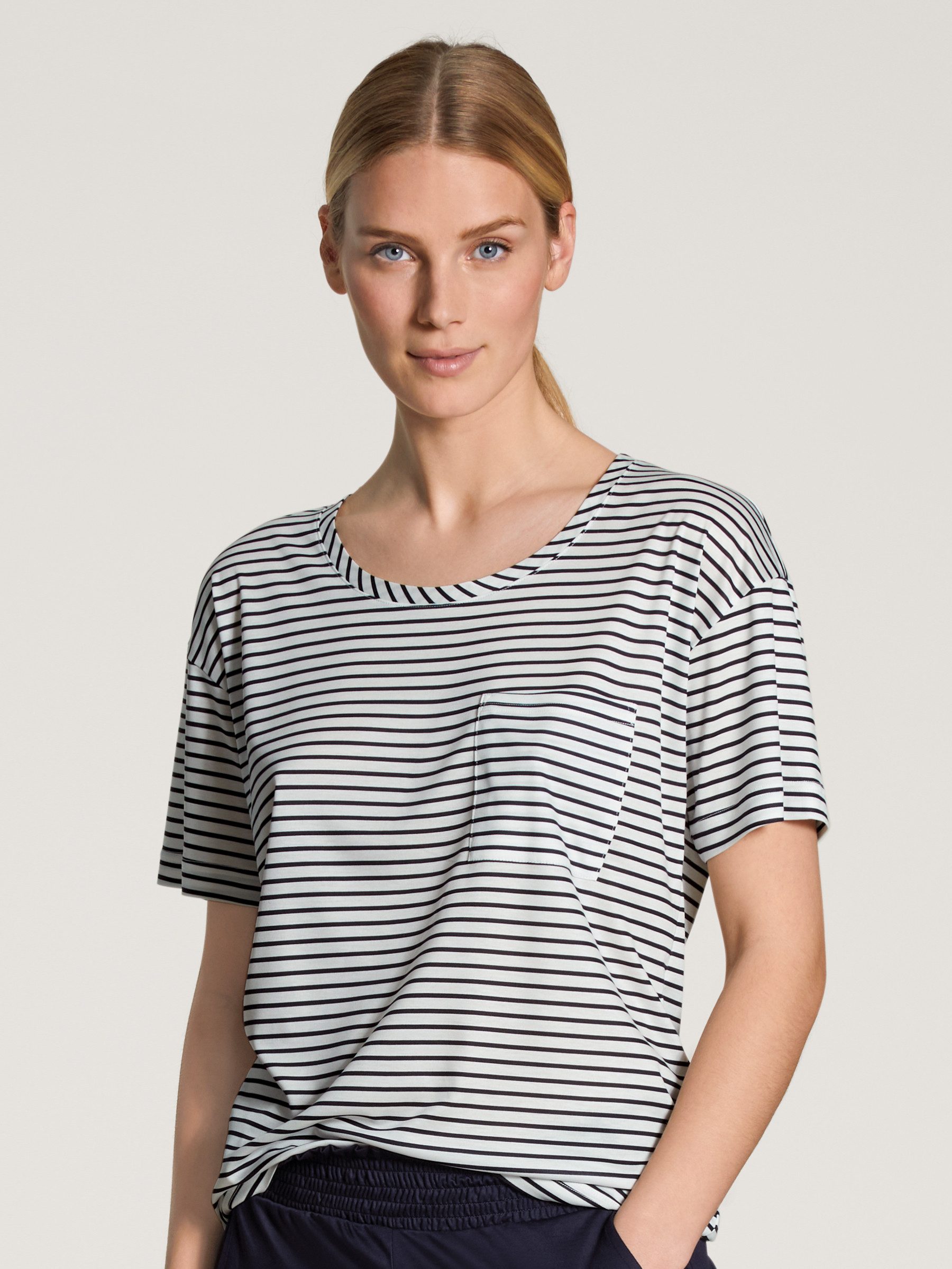 CALIDA Kurzarmshirt Circular Sleep Damen (1-tlg) günstig online kaufen