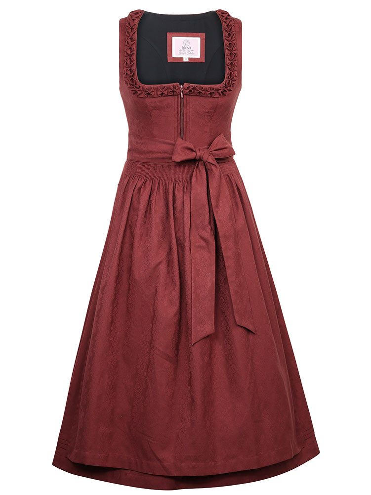 MarJo Dirndl Dirndl Hochleiten 75cm Länge henna