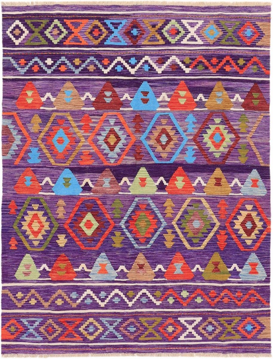 Orientteppich Kelim Afghan Heritage 154x202 Handgewebter Moderner Orientteppich, Nain Trading, rechteckig, Höhe: 3 mm