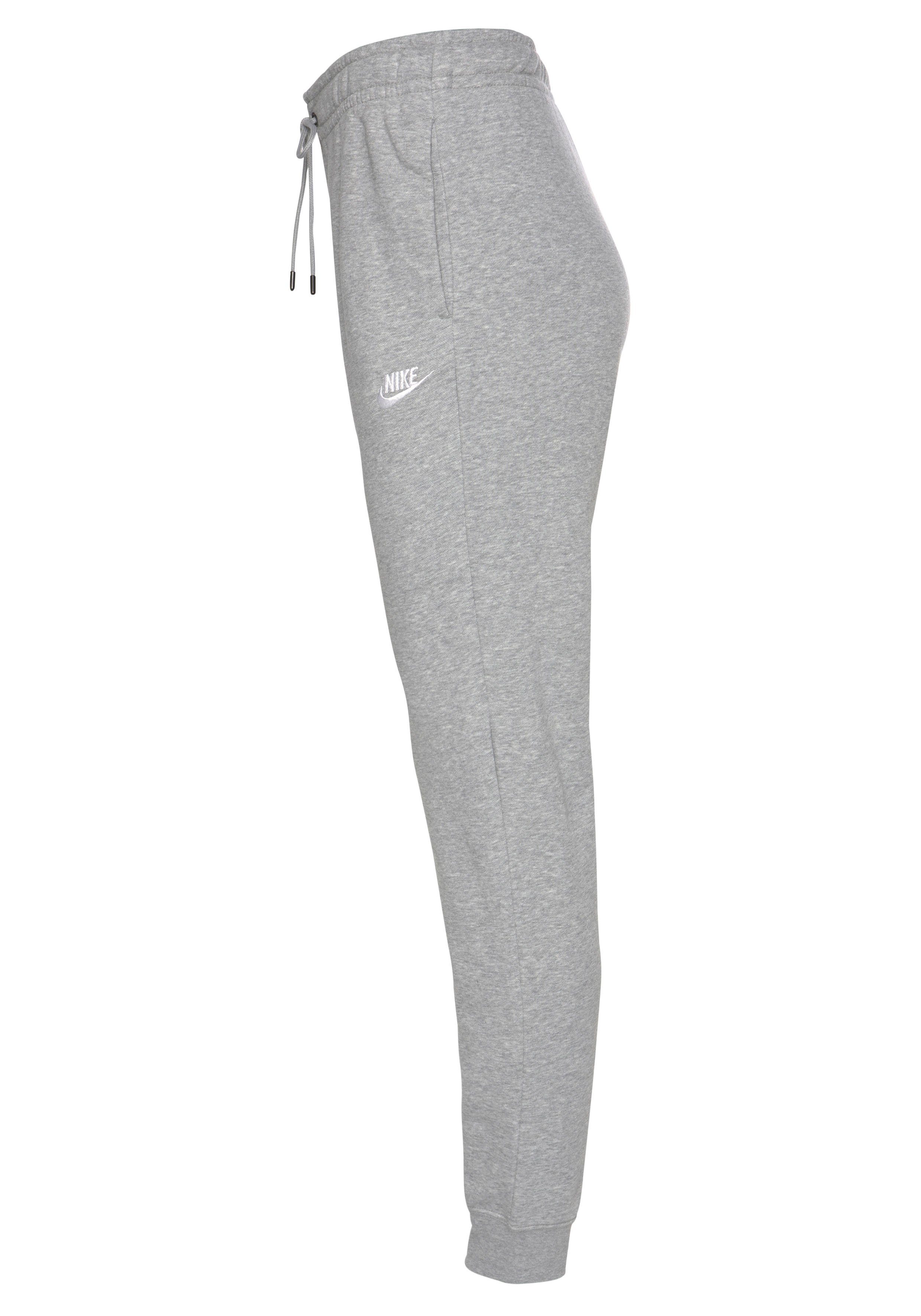 grau-meliert WOMENS Nike PANTS FLEECE Jogginghose ESSENTIAL Sportswear