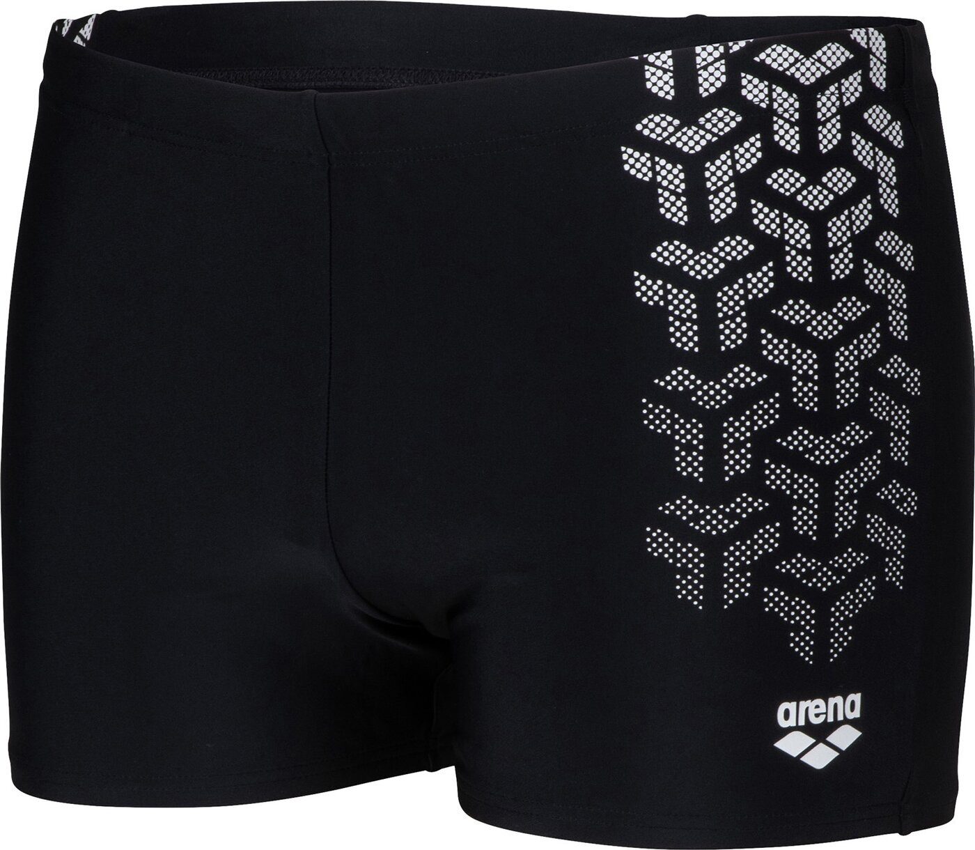 Arena Badeshorts Kikko V Print - Herren Badeshorts - Schwarz/Weiß
