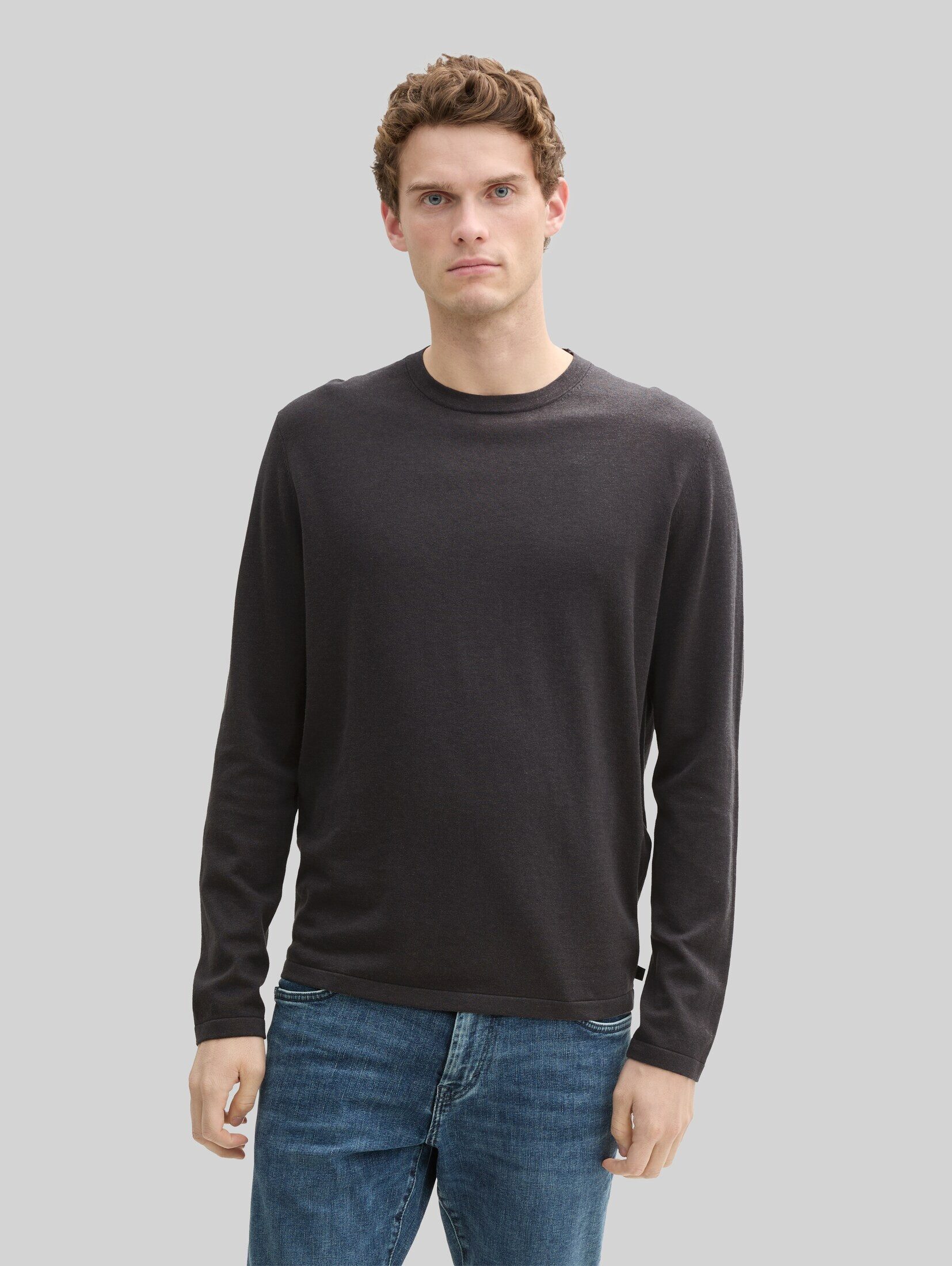 TOM TAILOR Strickpullover Pullover & Strickjacken Softtouch Strickpullover mit Seide