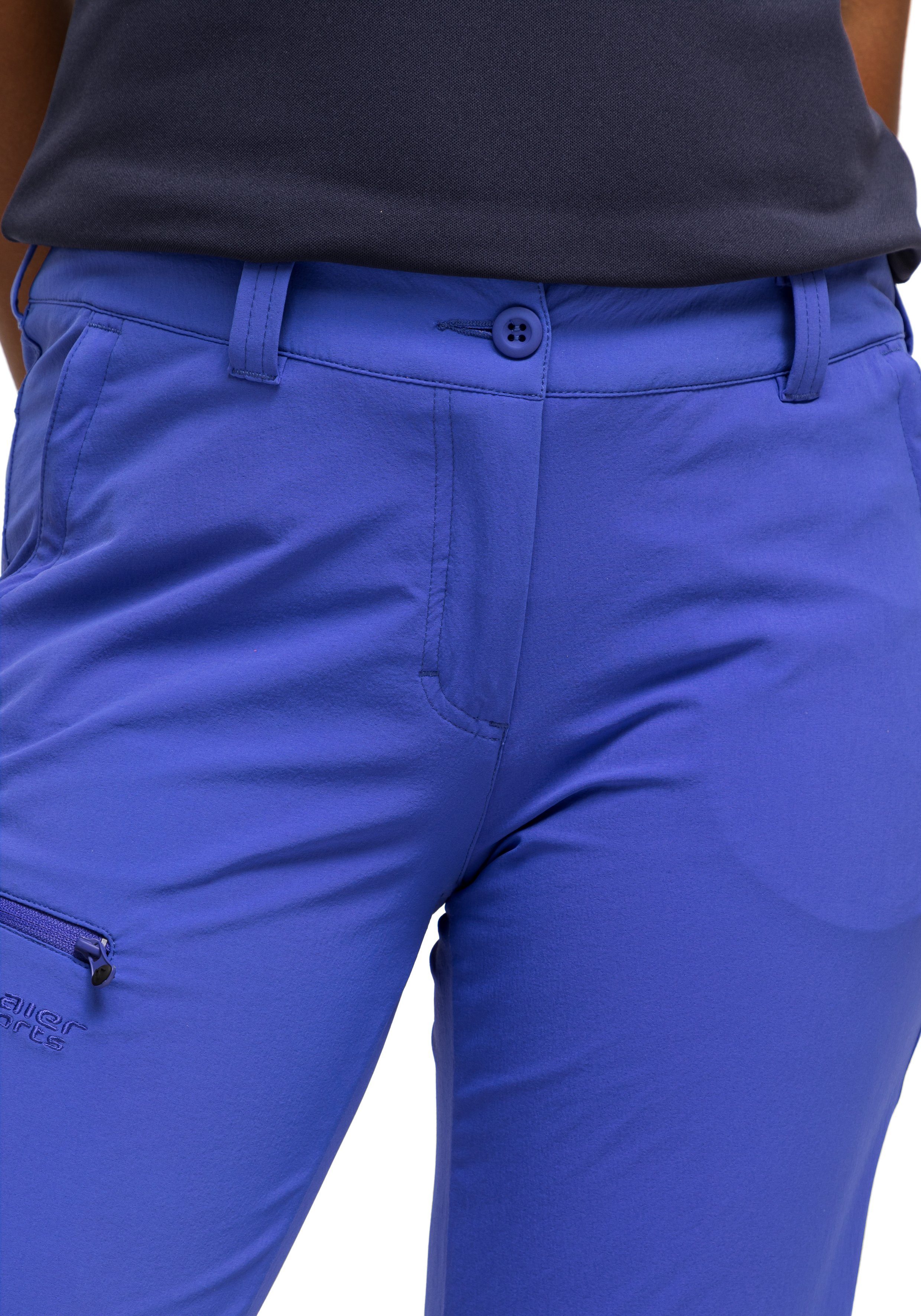 elastischem Outdoor-Hose aus Maier Funktionshose darkblue slim Material Wanderhose, Sports Damen Inara