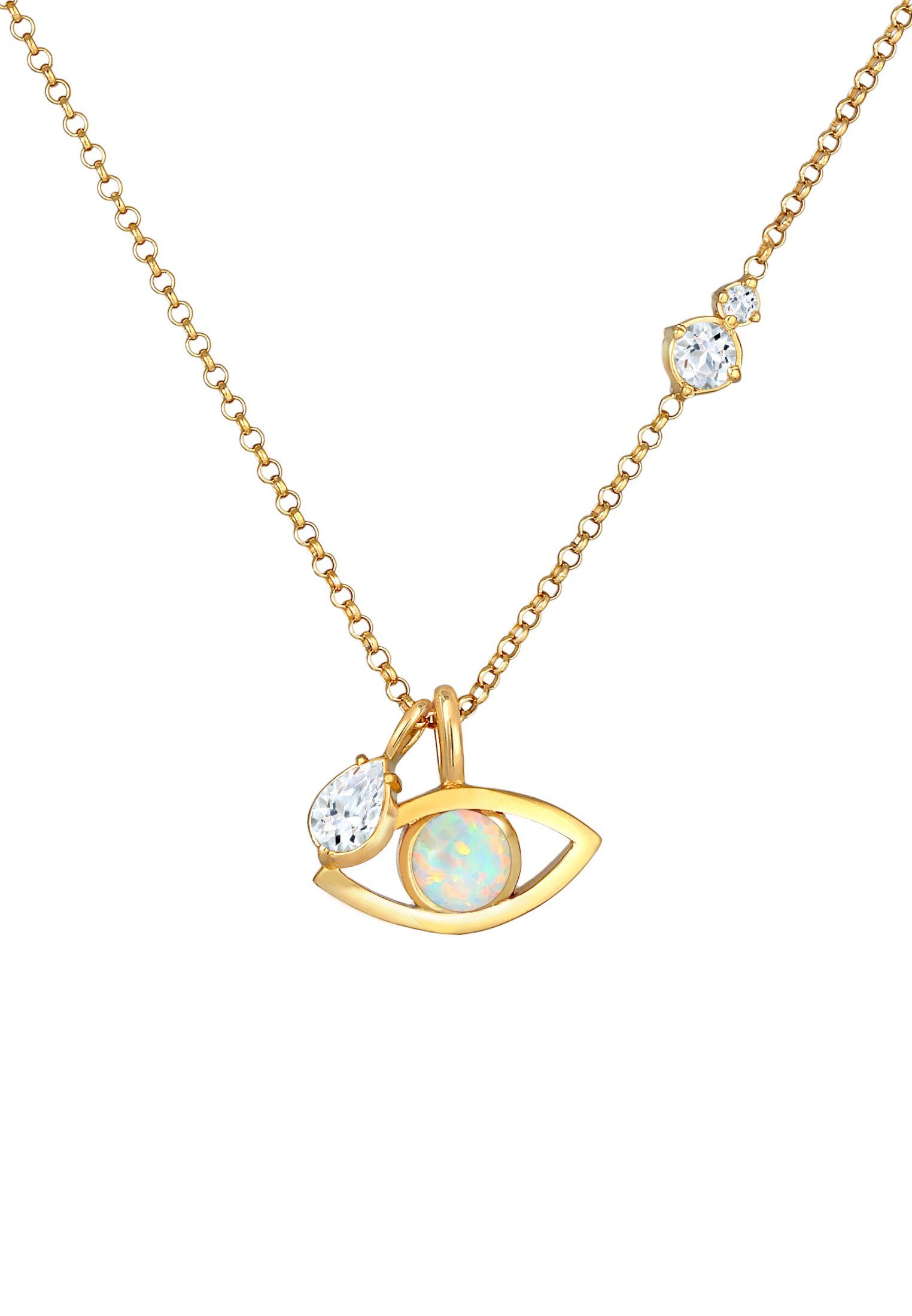 Kette mit Anhänger Evil Eye Türkis günstig online kaufen