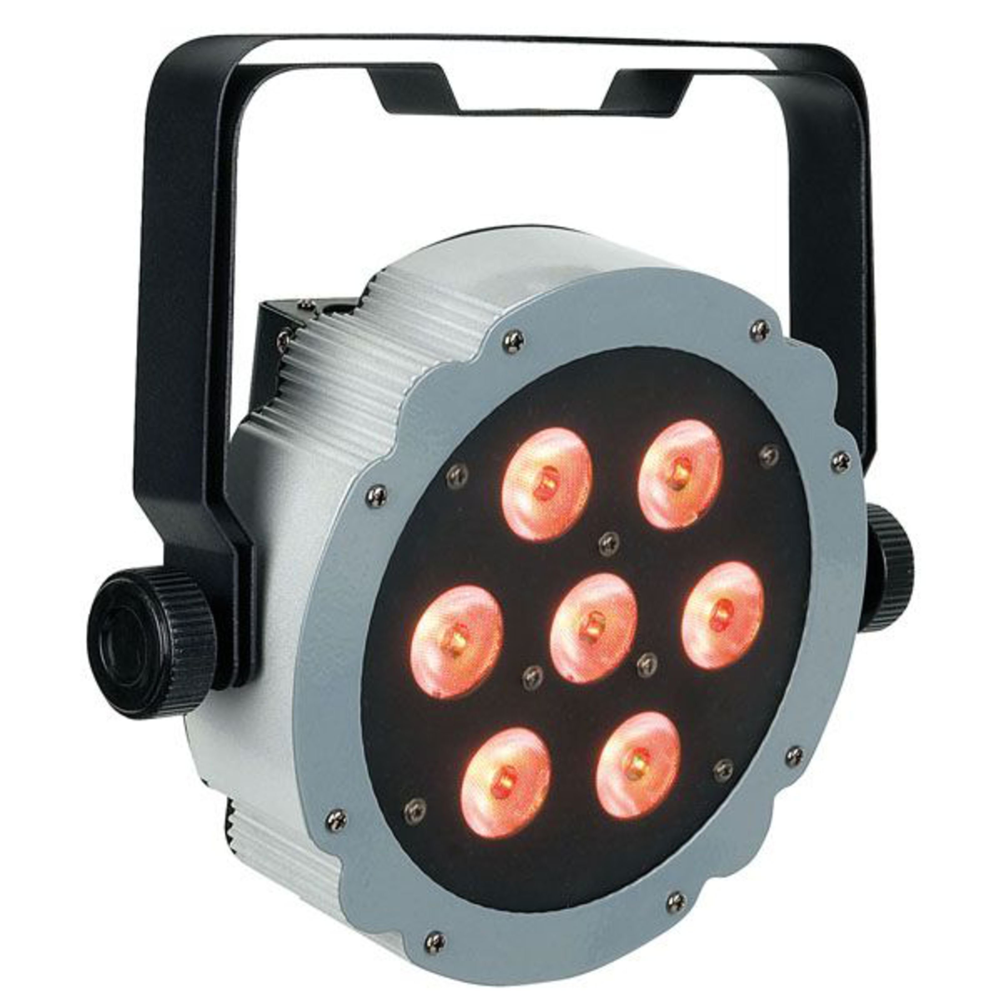 Show tec LED Discolicht, Par 7 Compact - LED Scheinwerfer PAR Tri
