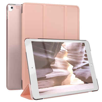 EAZY CASE Tablet-Hülle Smart Case für iPad 10,2" 7. / 8. / 9. Generation 10,2 Zoll, Tabletschutz Tabletcase kratzfeste Schutzabdeckung Flip Etui Rosé Gold