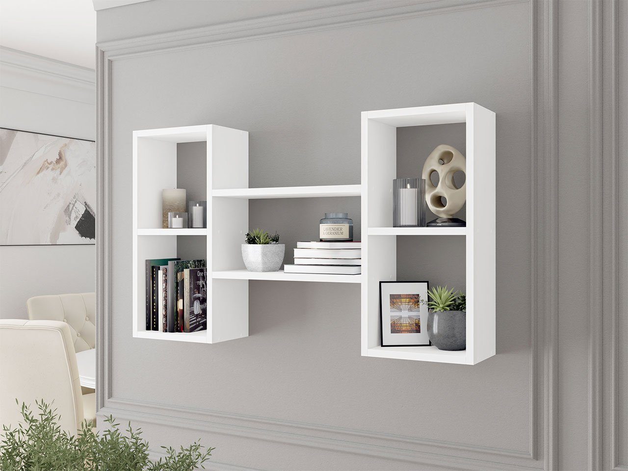 MIRJAN24 Wandregal Trio 002, 102x18x60 cm, günstig online kaufen