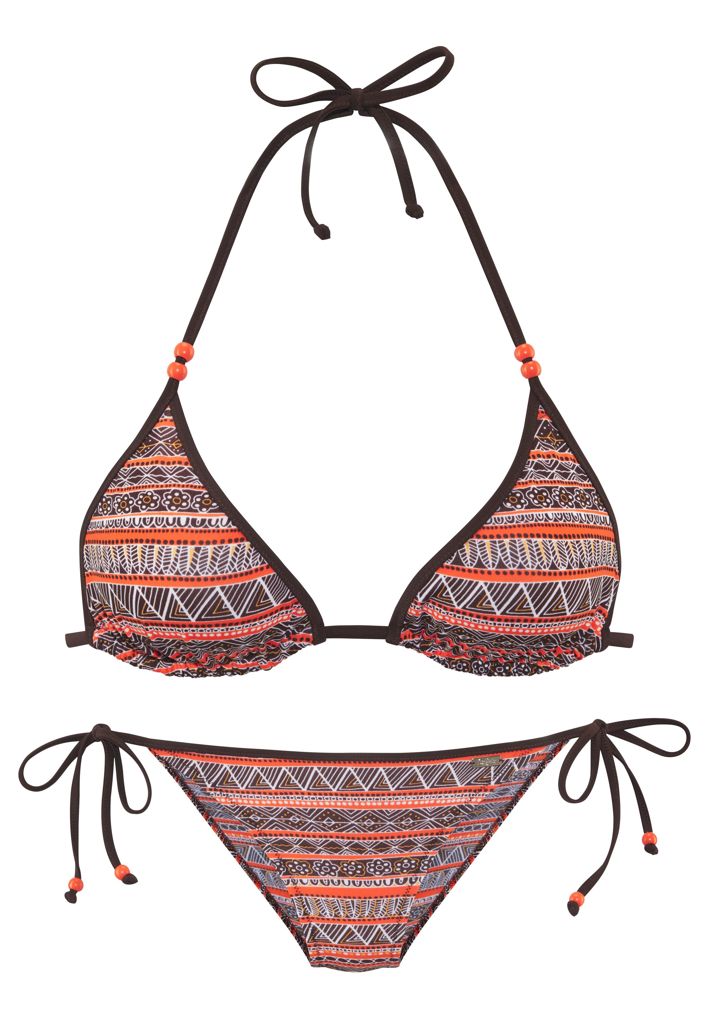 Buffalo Triangel-Bikini Mit angesagtem Streifendruck günstig online kaufen