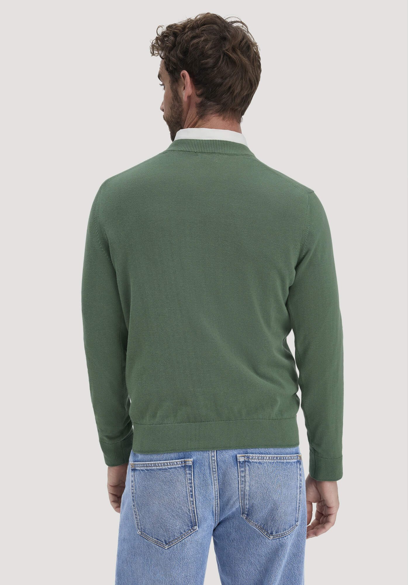 Hessnatur Strickpullover aus reiner Bio-Baumwolle (1-tlg)