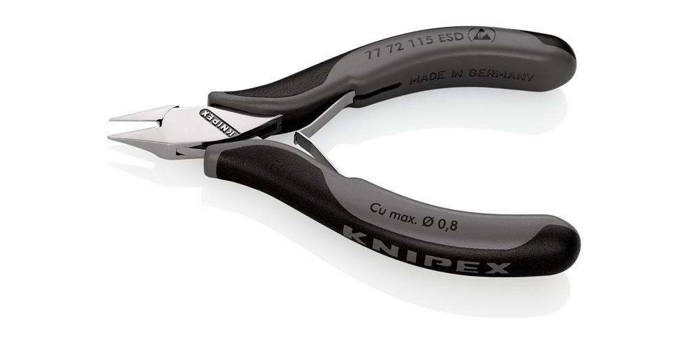 Knipex Seitenschneider Elektronik-Seitenschneider Länge 115 7 Form klein mm Facette spiegelpoliert
