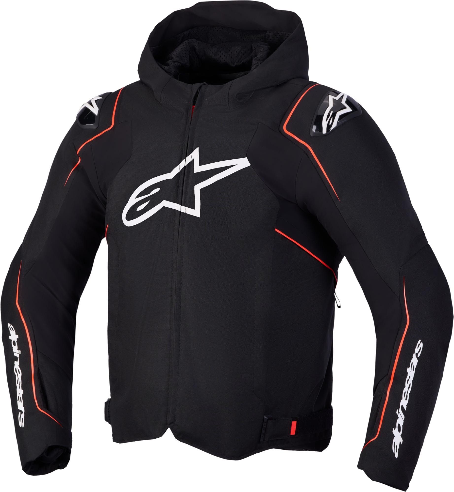 Alpinestars Motorradjacke Zaca V2 wasserdichte Motorrad Textiljacke Airbag vorbereitet,Ellenbogenprotektoren enthalten,Schulterprotek