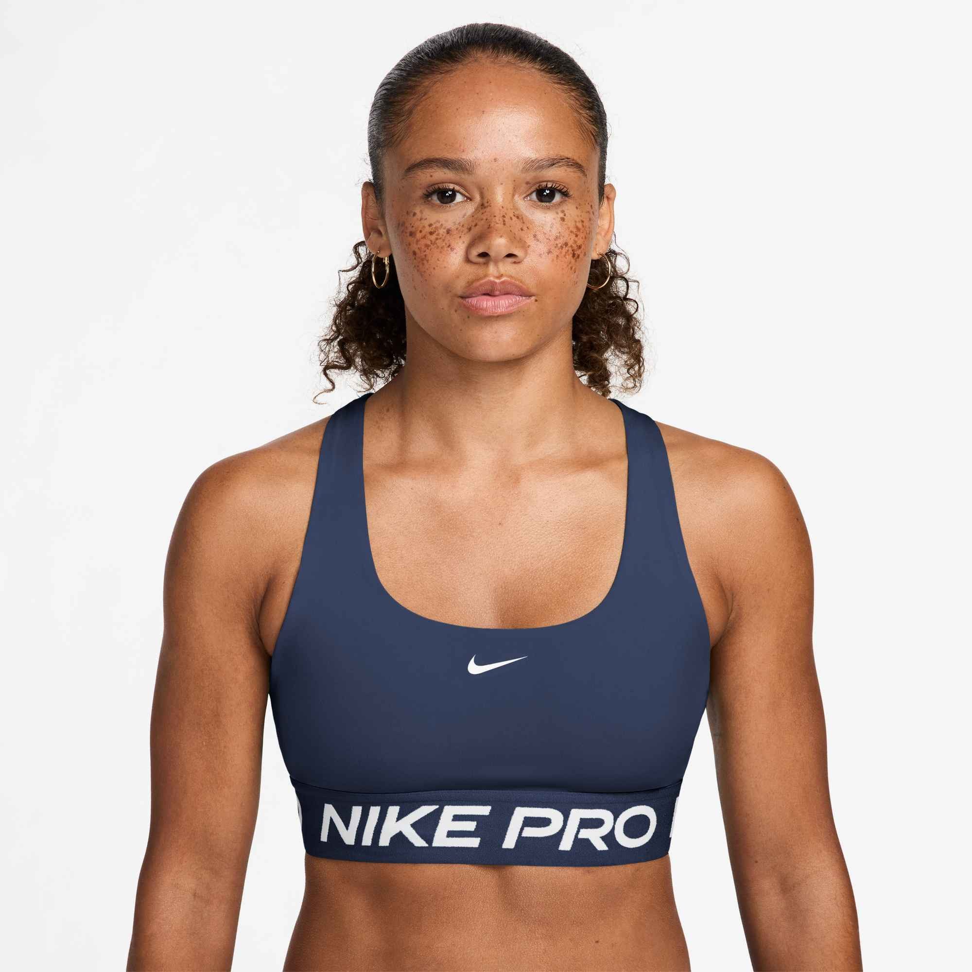 Nike Sport-BH W NP DF 365 LS BRA ohne Bügel, schnell trocknendes Material, atmungsaktive Verarbeitung
