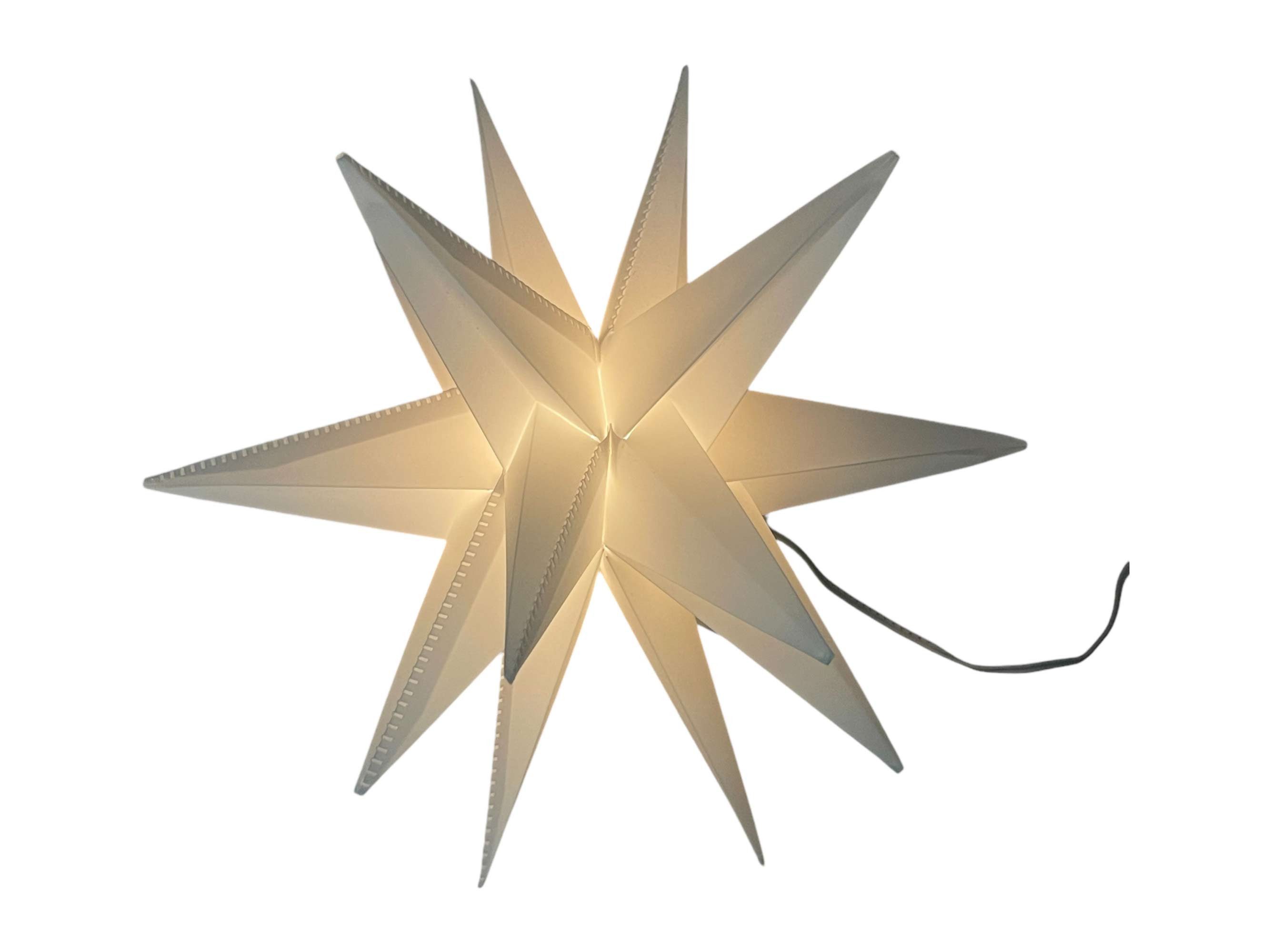 F-H-S International Dekostern, 1 St., Weihnachtsstern außen 25cm Batterie z günstig online kaufen