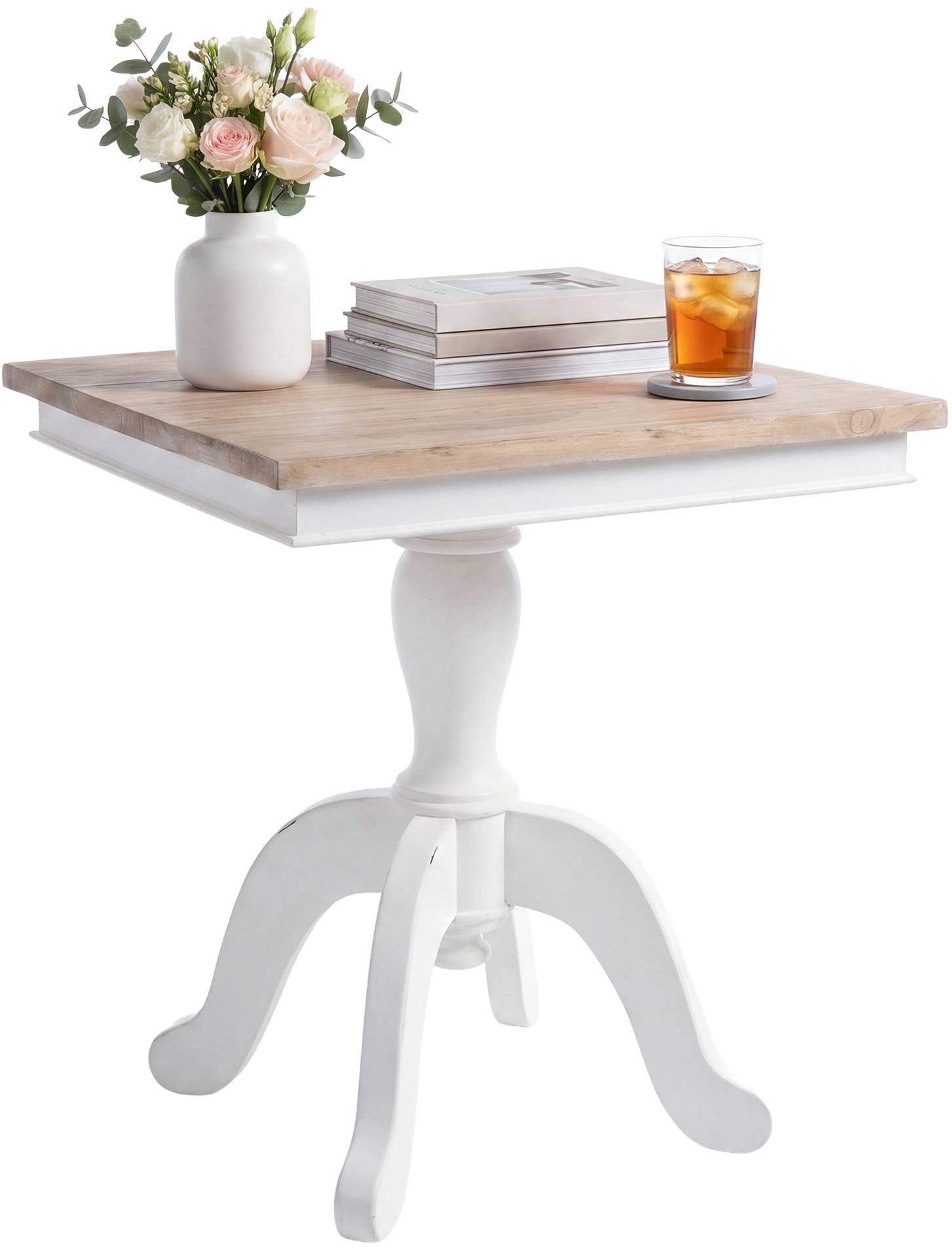 CLP Beistelltisch Lorne (1er), Sofatisch im Landhausstil, Shabby Chic