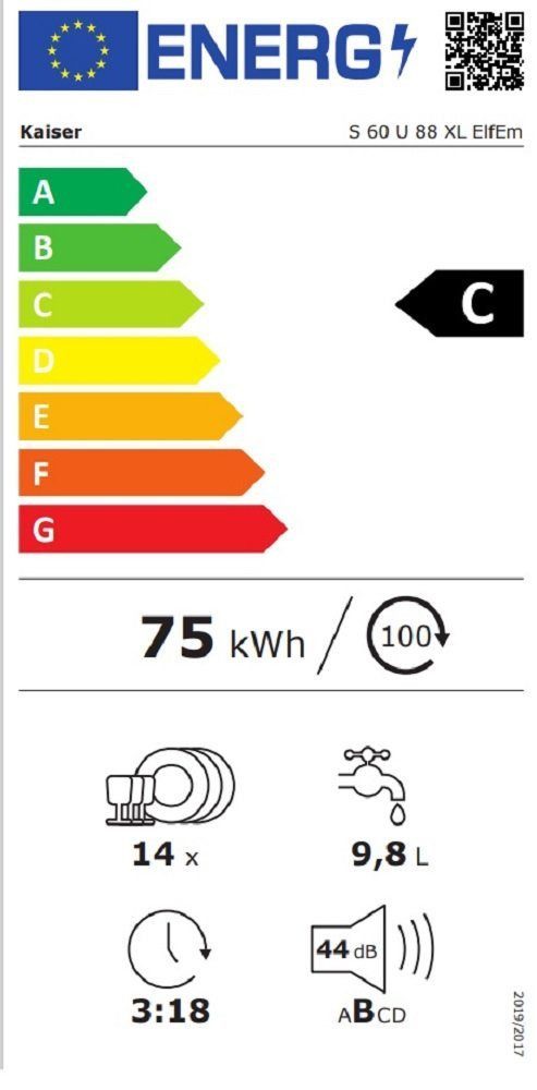 Energieeffizienzklasse: 