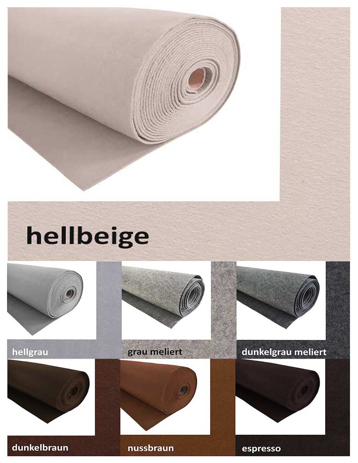 maDDma Stoff Bastelfilz 10m Rolle Filz 90cm x 3mm, bordeaux