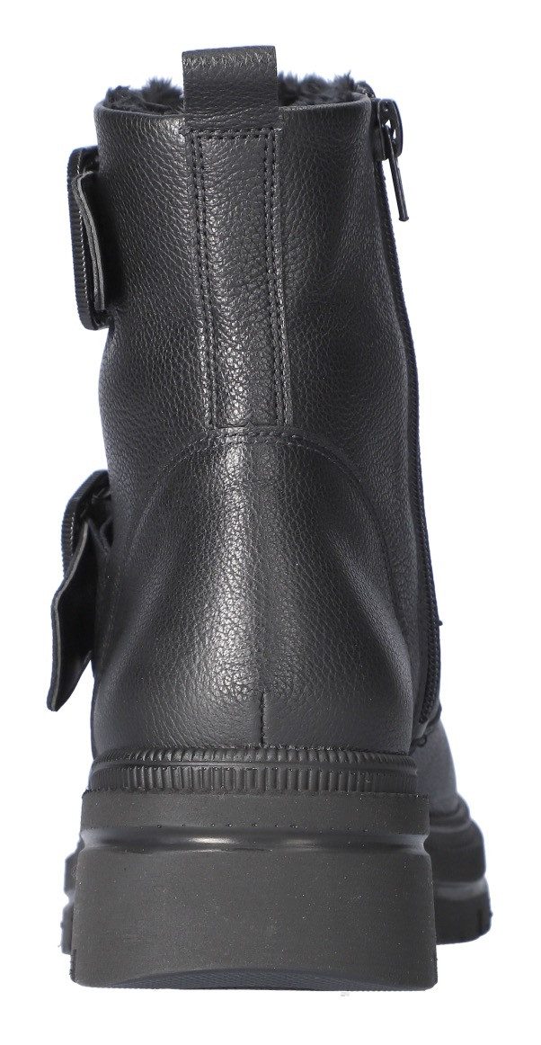 Waldläufer H-Amara Stiefelette Boots mit Schnallen am Schaft, Komfortweite H = sehr weit
