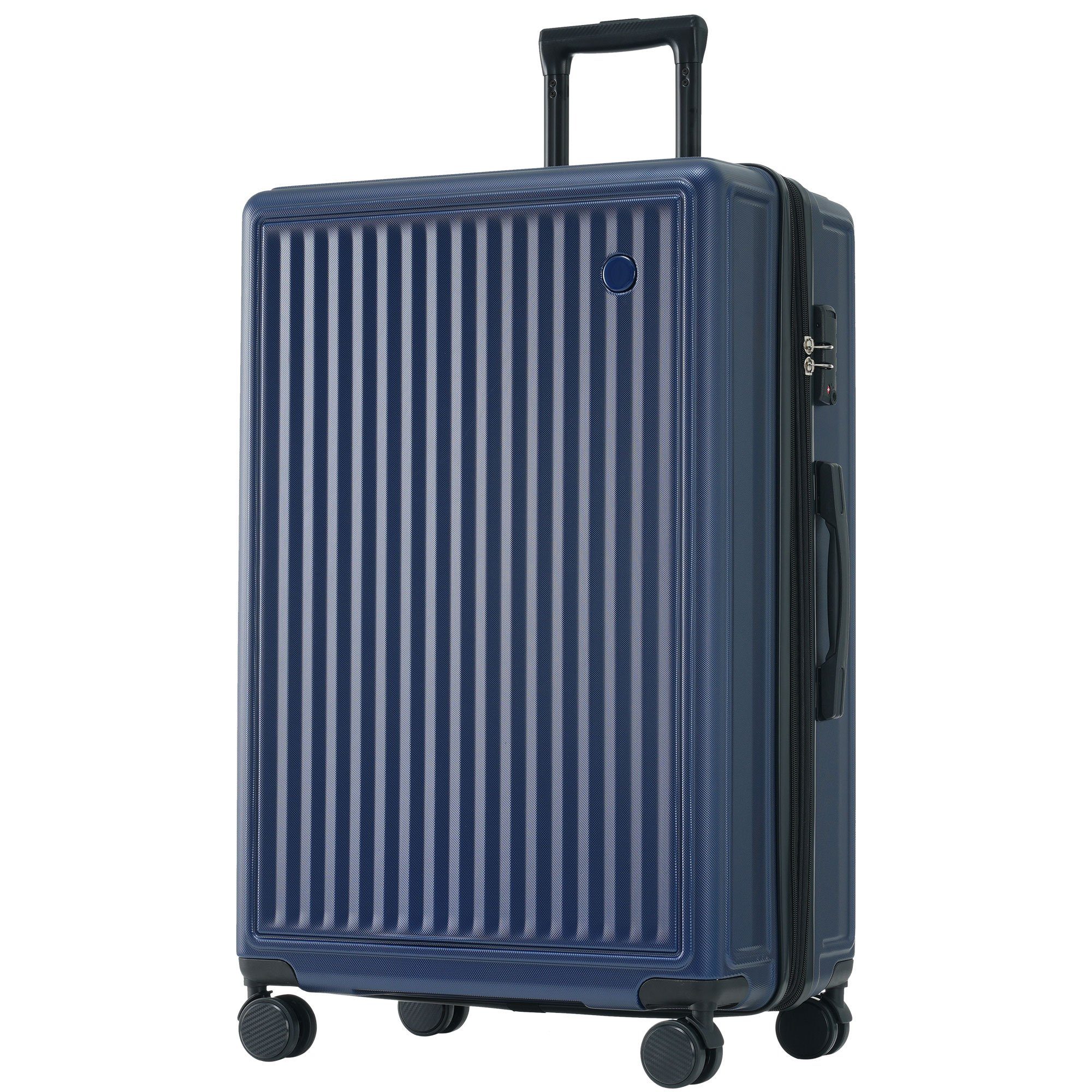 OKWISH Hartschalen-Trolley Reisekoffer, Handgepäck 4 Rollen, ABS-Material, 4 Rollen