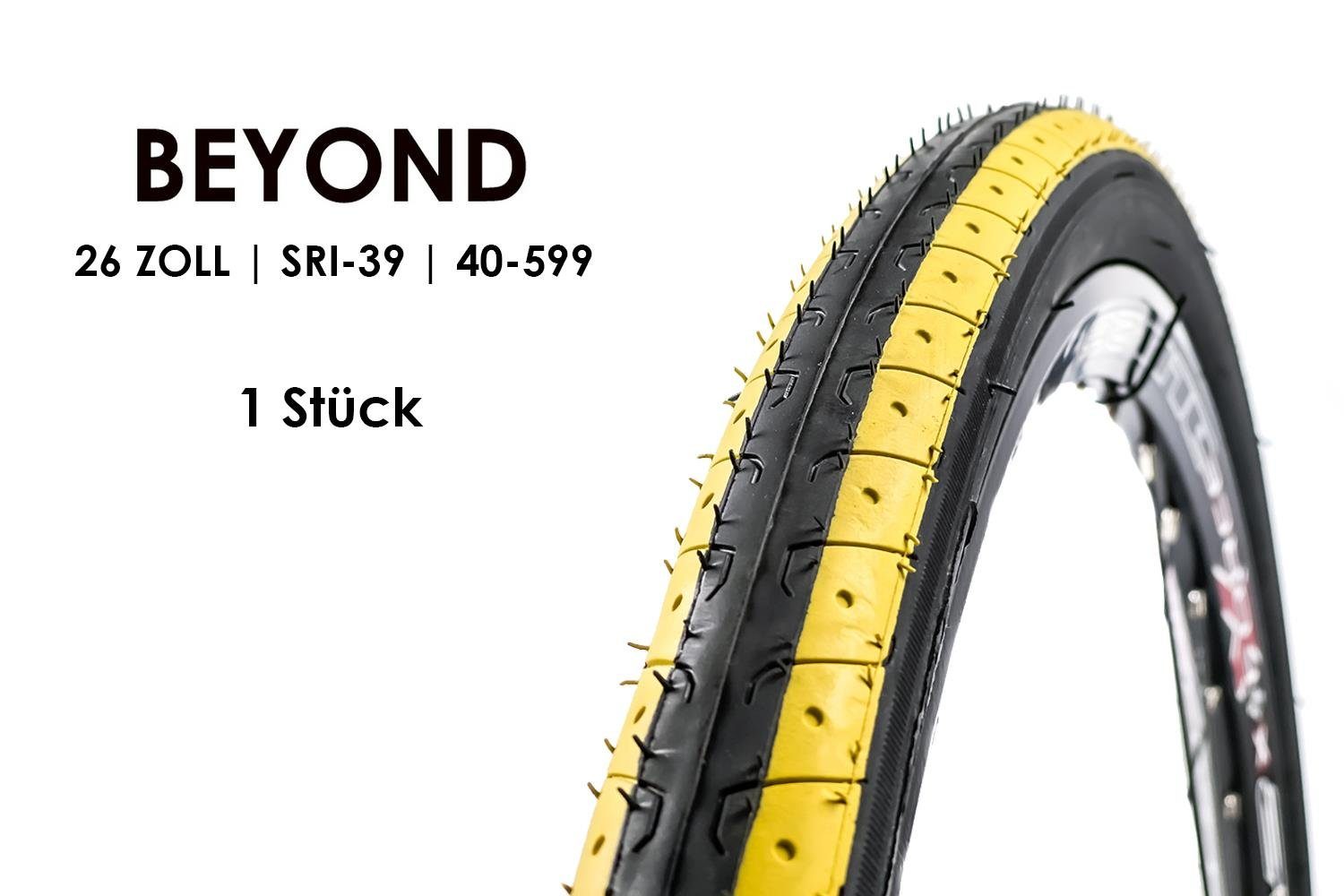 BEYOND Fahrradreifen 26 Zoll Fahrrad Шины Beyond City Bike 26x1.50