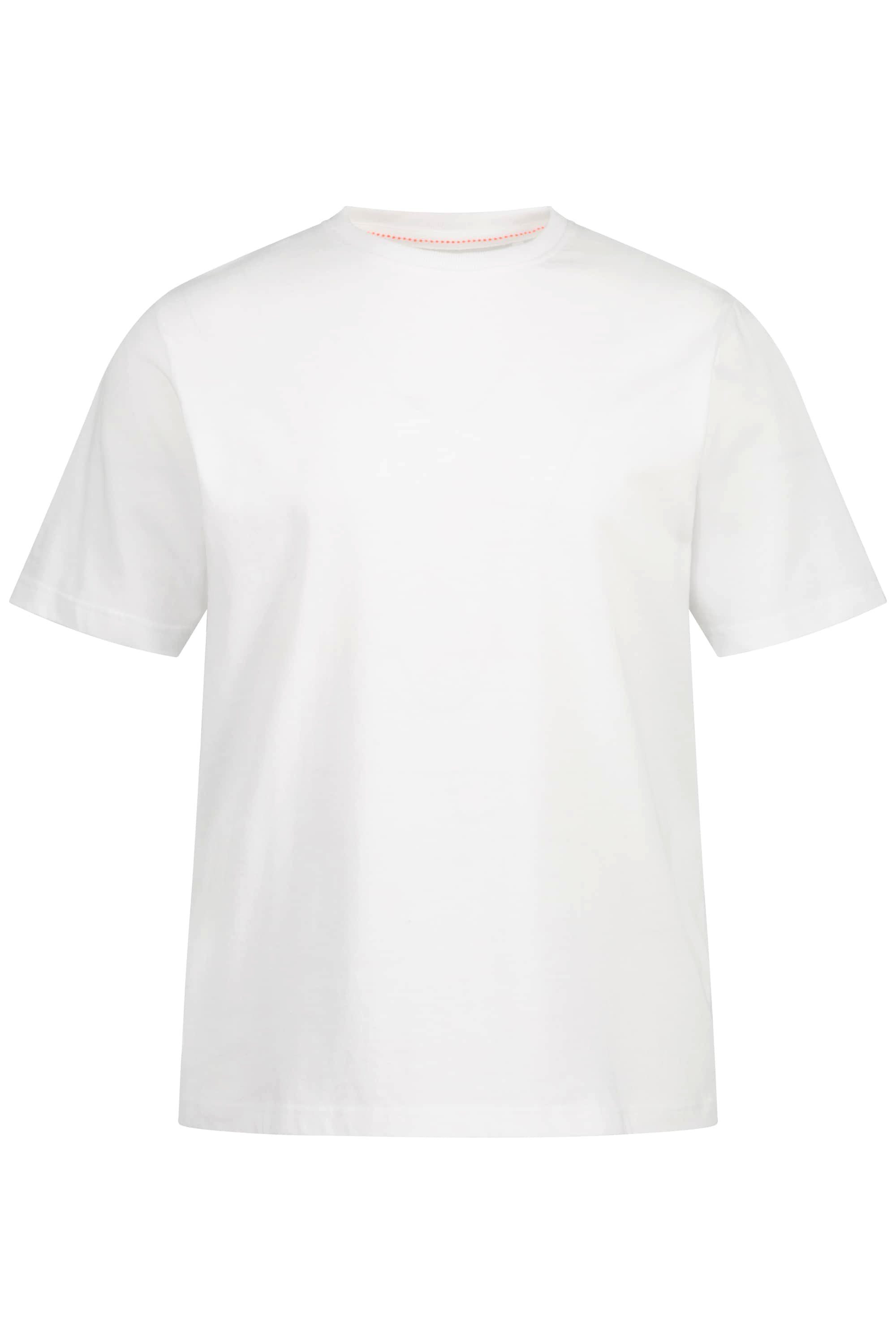 STHUGE T-Shirt Rücken Rundhals STHUGE T-Shirt Halbarm Print