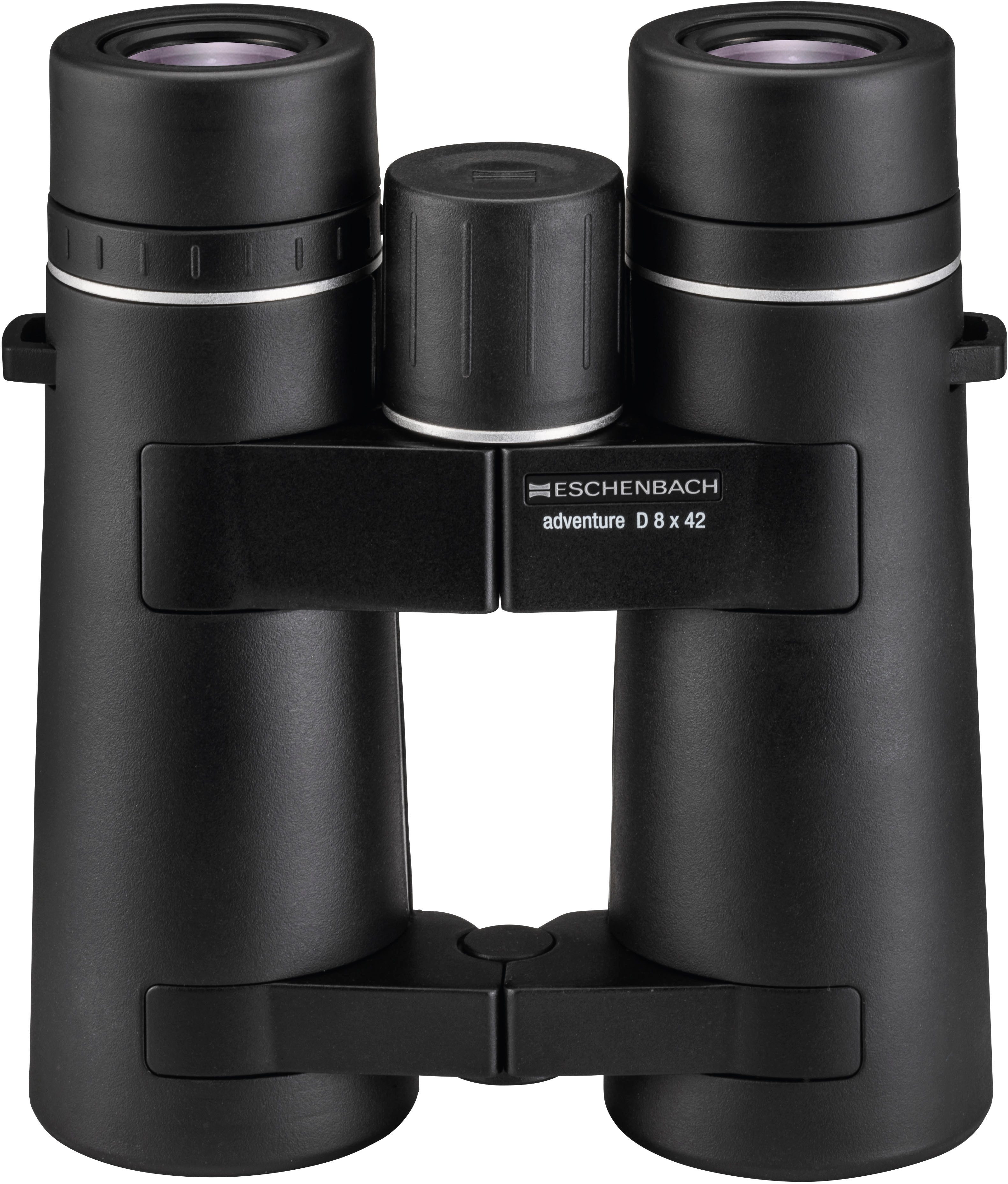 Eschenbach Optik adventure 8 x 42 Fernglas (Leicht & robust mit Weitwinkeloptik und Brillenträger-Okularen)