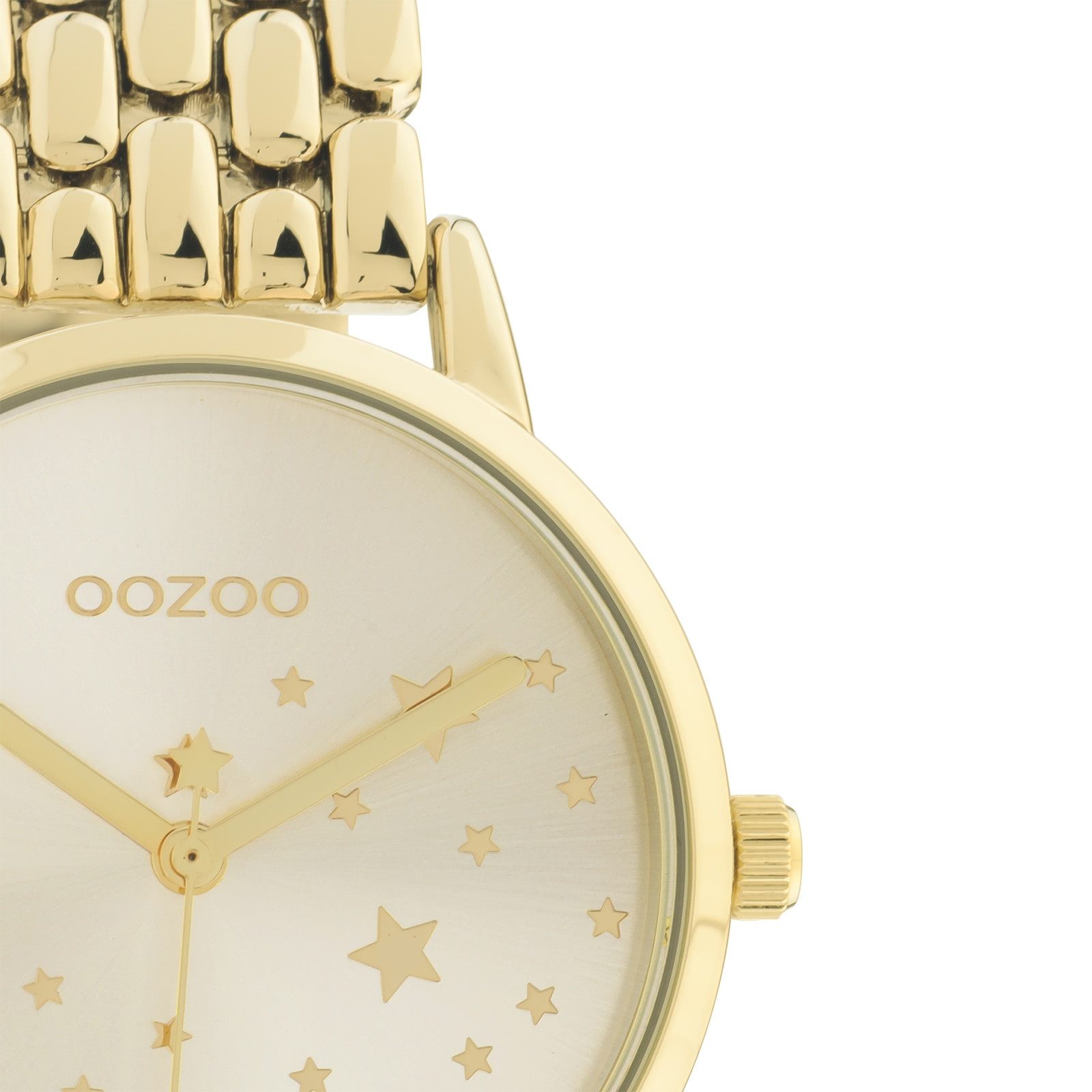 OOZOO Quarzuhr Oozoo Damen Armbanduhr Timepieces, (Analoguhr), Damenuhr rund, mittel (ca. 34mm) Edelstahlarmband, Elegant-Style