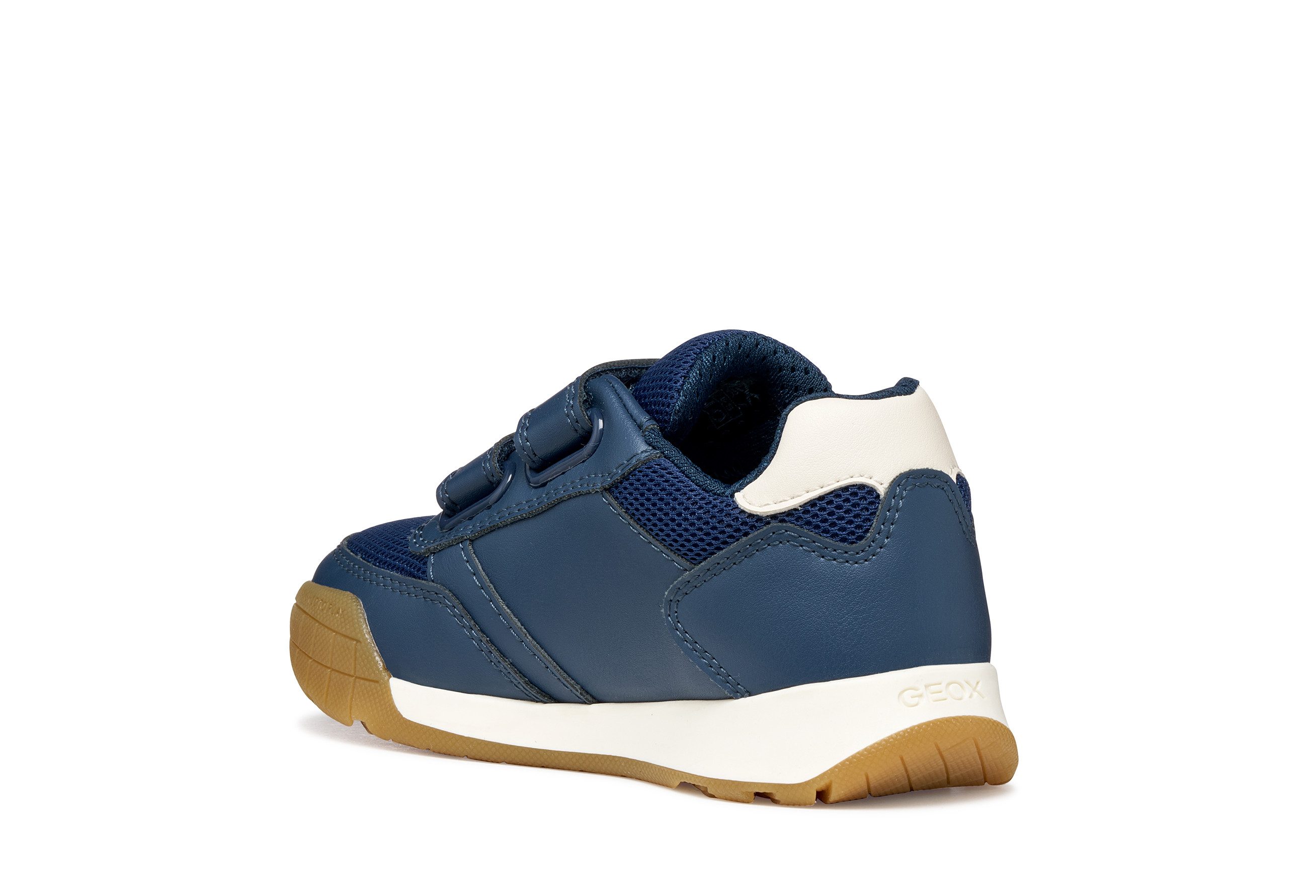 Geox J RANN-E BOY Klettschuh Halbschuh mit Kontrastbesatz, Größenschablone zum Download